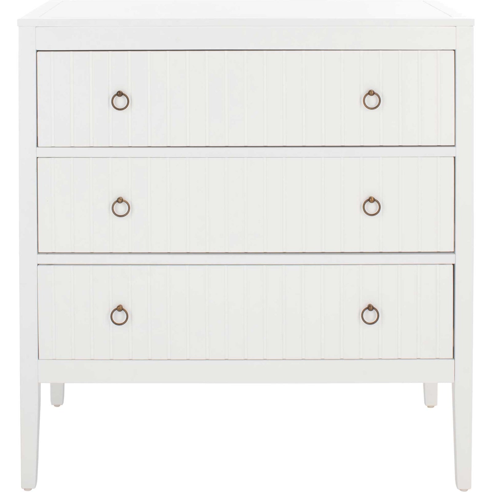 Terri 3 Drawer Chest White