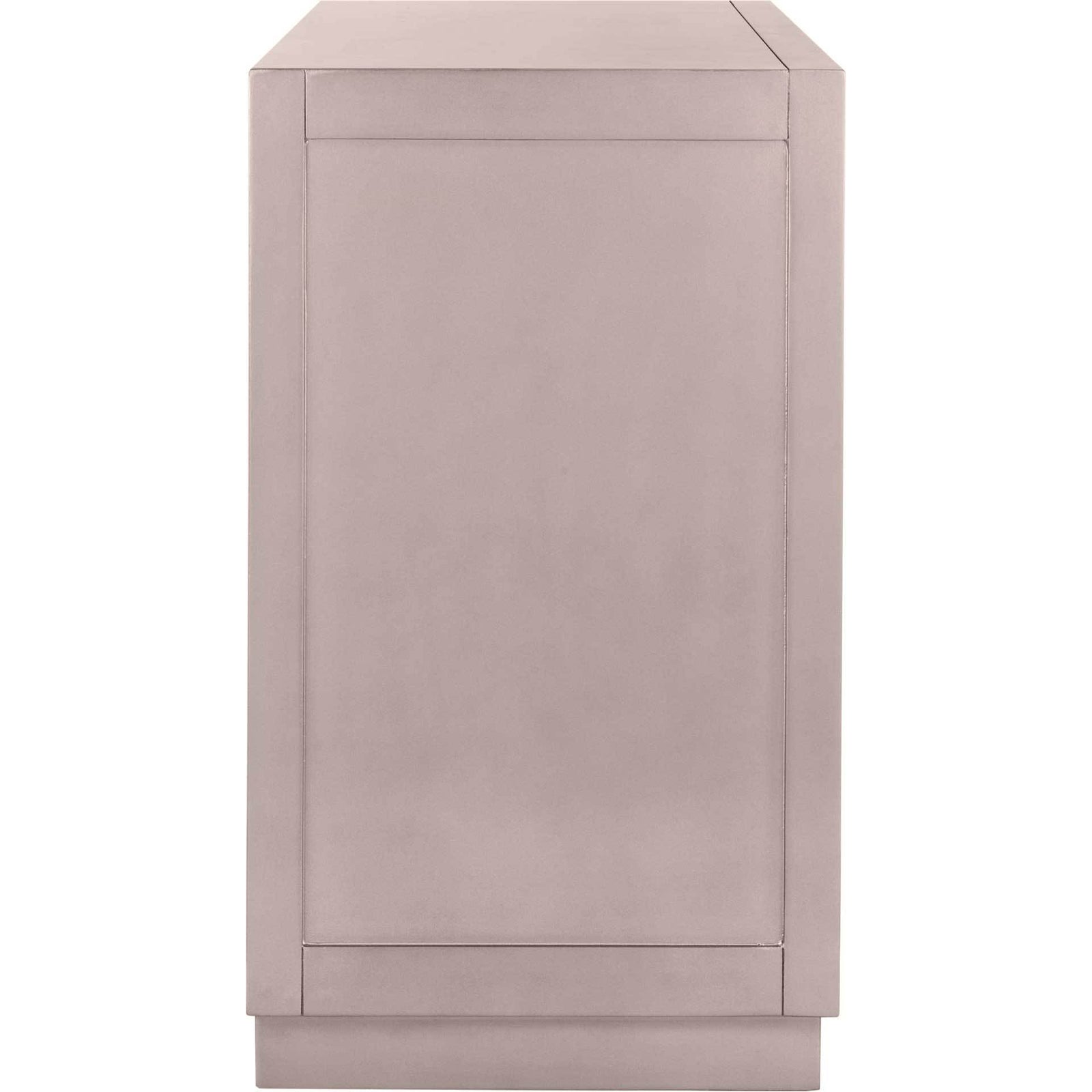 Amira 3 Drawer Chest Champagne/Nickel/Mirror