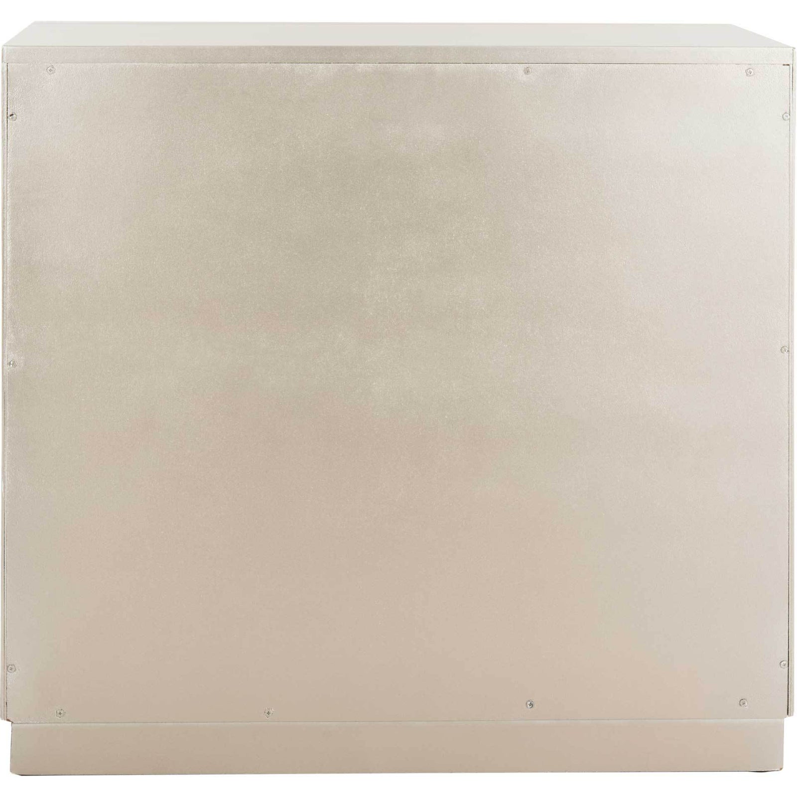 Kara 2 Door Chest Champagne/Nickel/Mirror