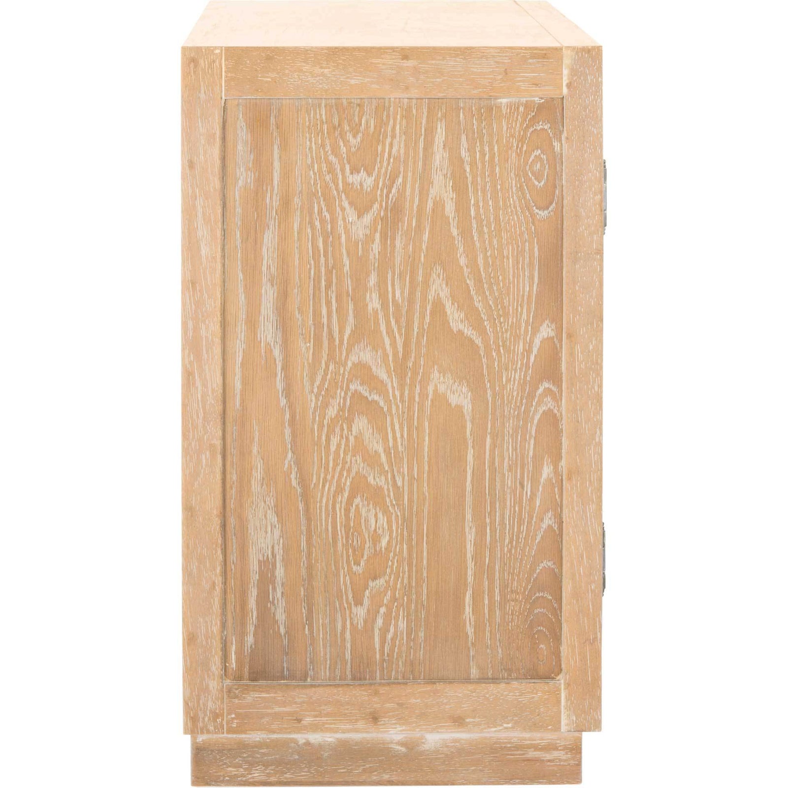 Julio 2 Door Chest Oak/Dark Bronze/Mirror