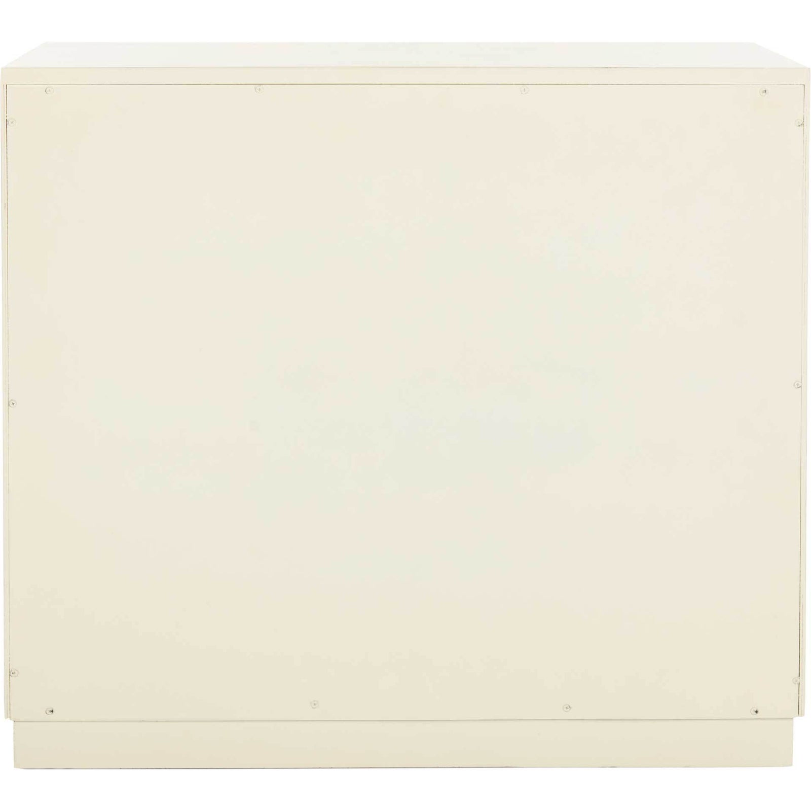 Erabella 2 Door Chest Light Gray Linen/Nickel/Mirror