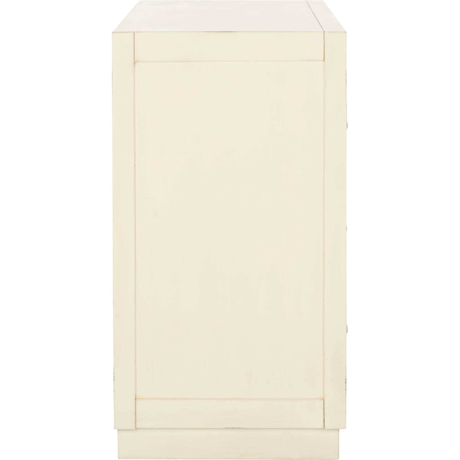 Lawson 3 Drawer Chest Antique Beige/Light Gray/Nickel