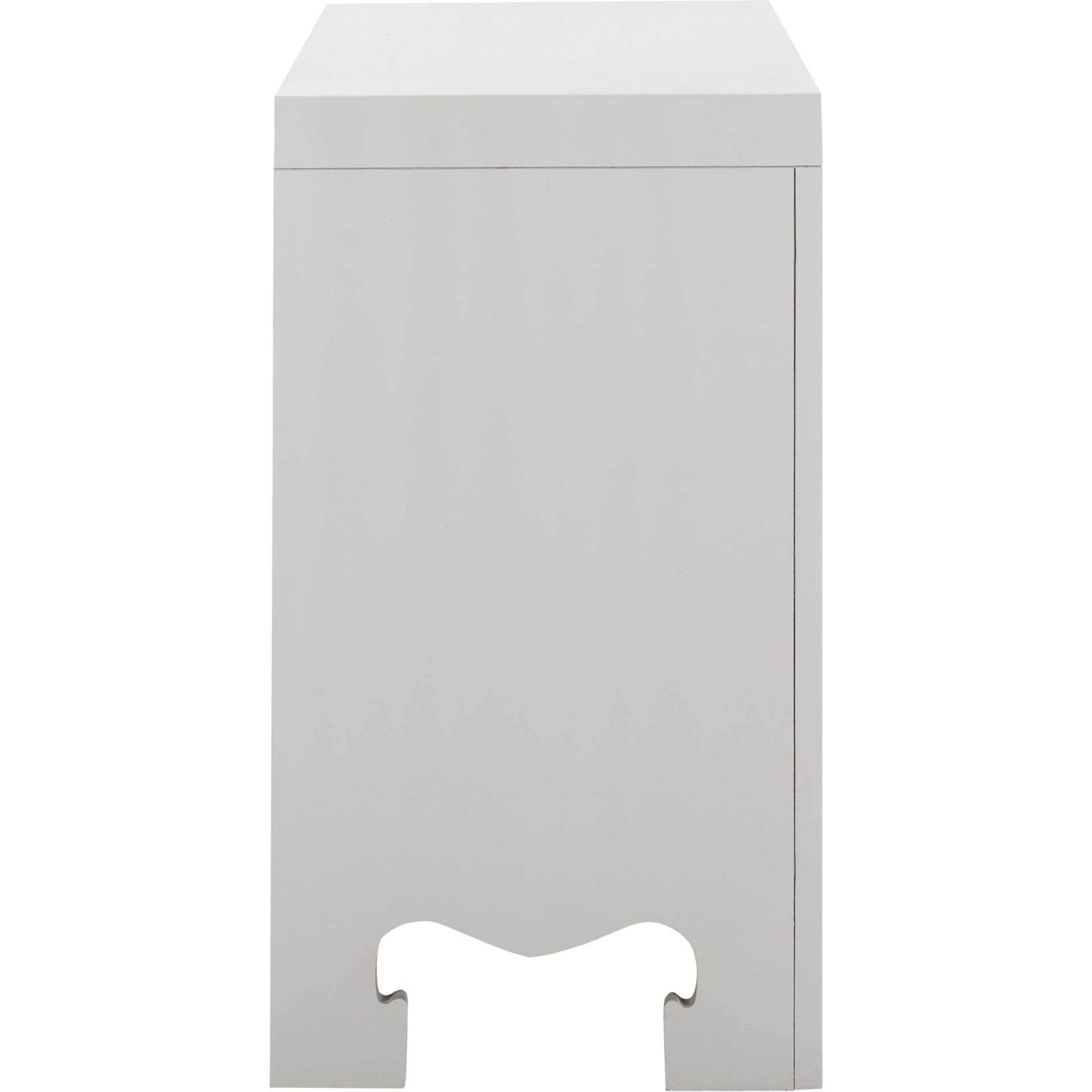 Dillon 3 Drawer Chest Gray/Gold