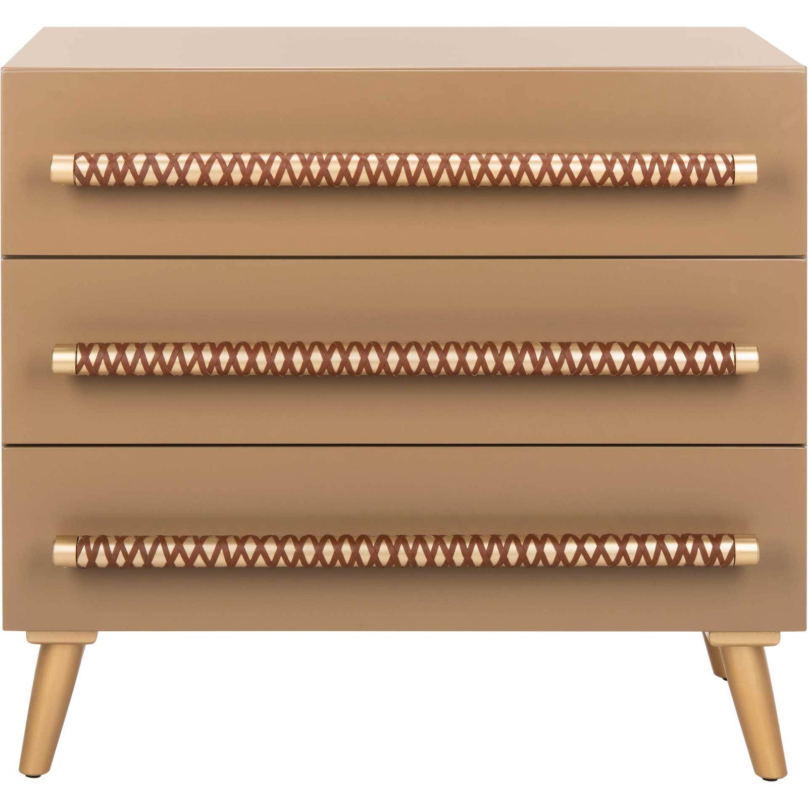 Raylan 3 Drawer Chest Taupe