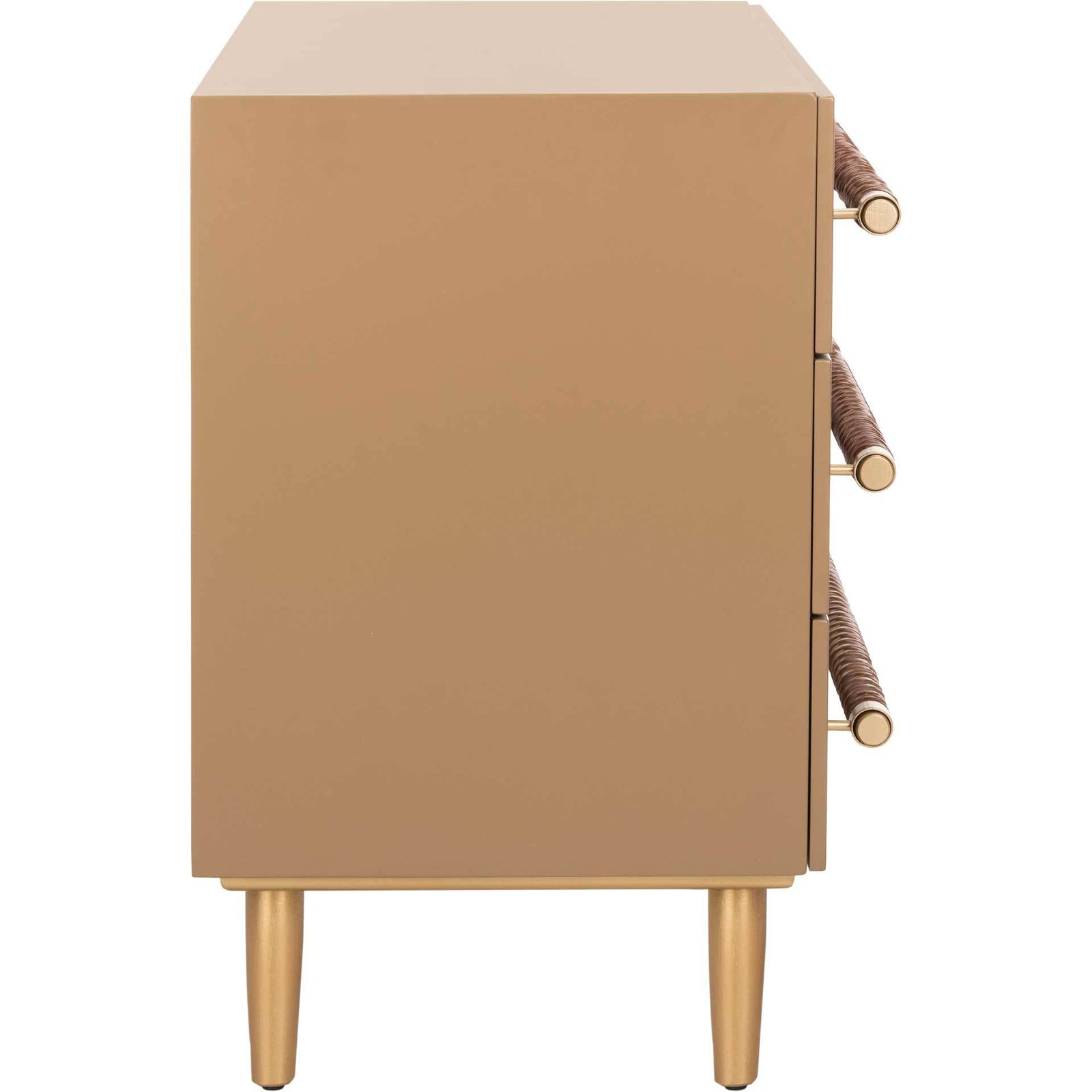 Raylan 3 Drawer Chest Taupe