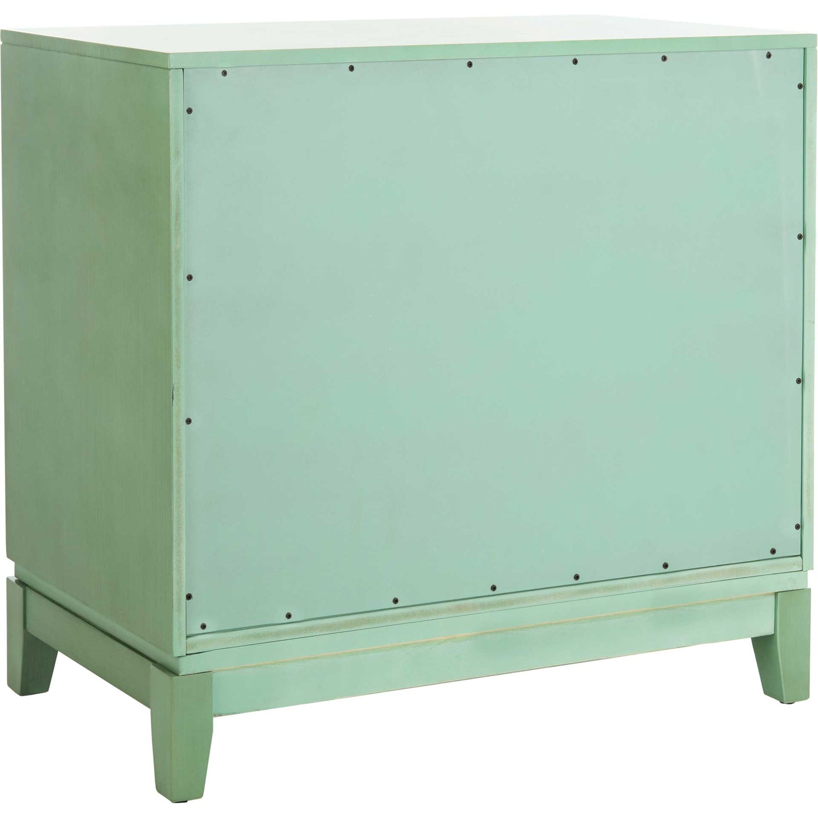 Shadi 2 Door Chest Turquoise/Mirror
