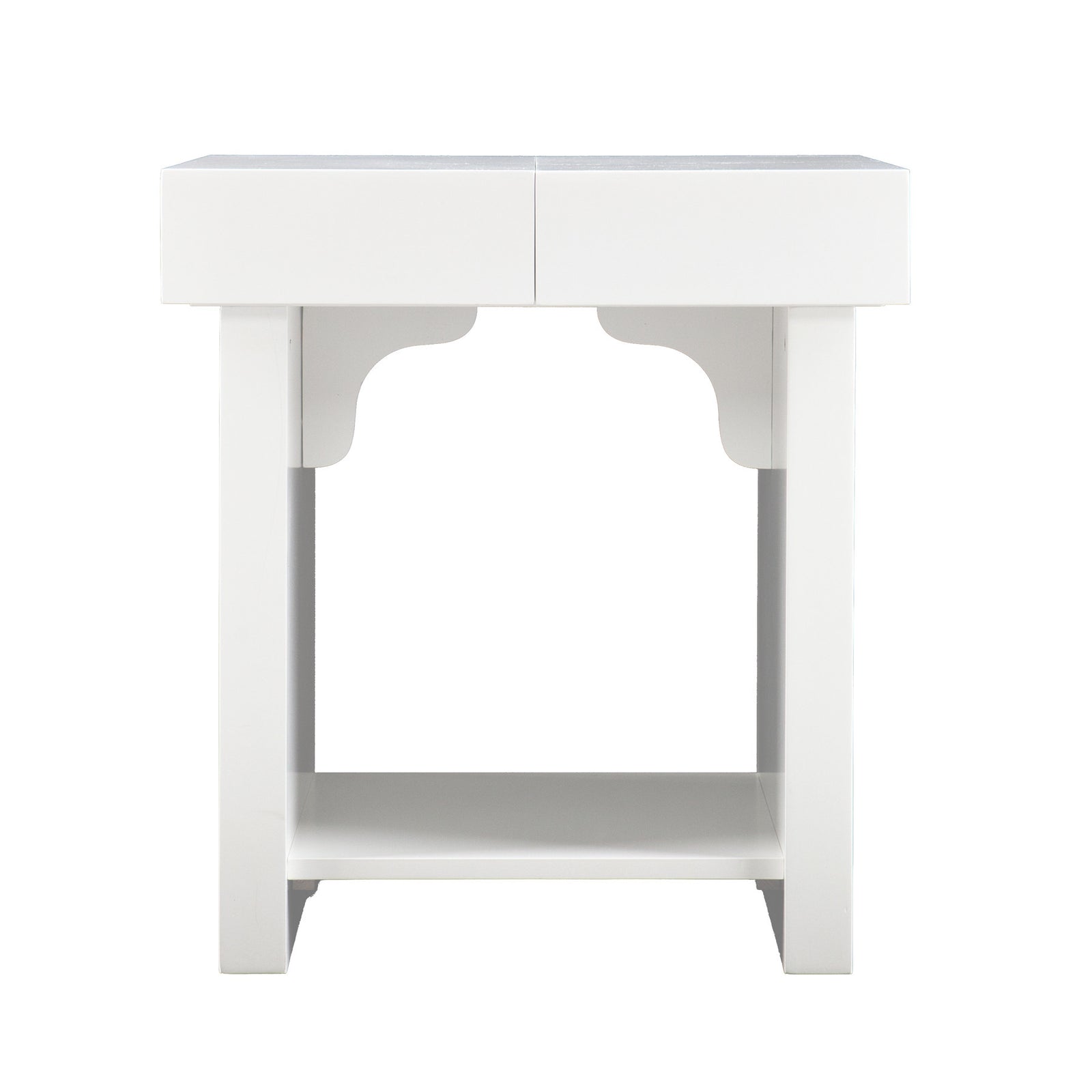 Glidick End Table White