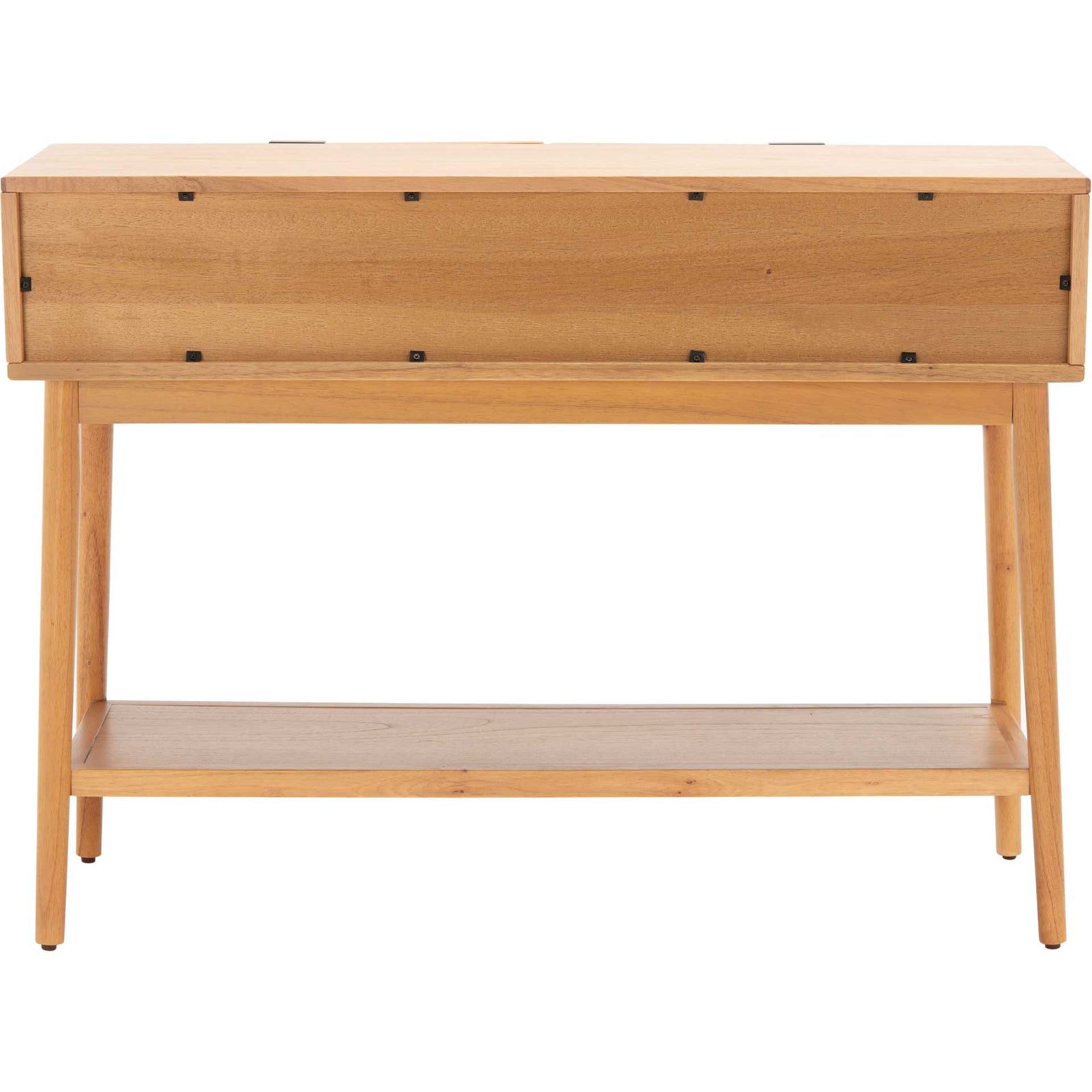 Badgley 2 Drawer Rattan Console Table Natural