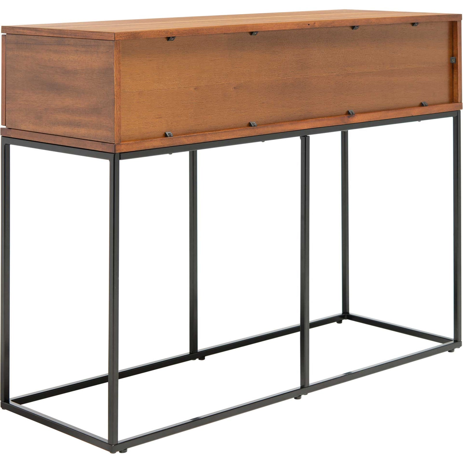 Marcene 2 Drawer Console Table Brown/Black