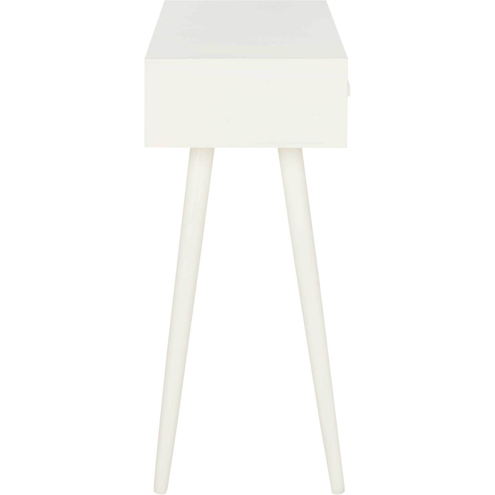 Alara 3 Drawer Console Table Distressed White