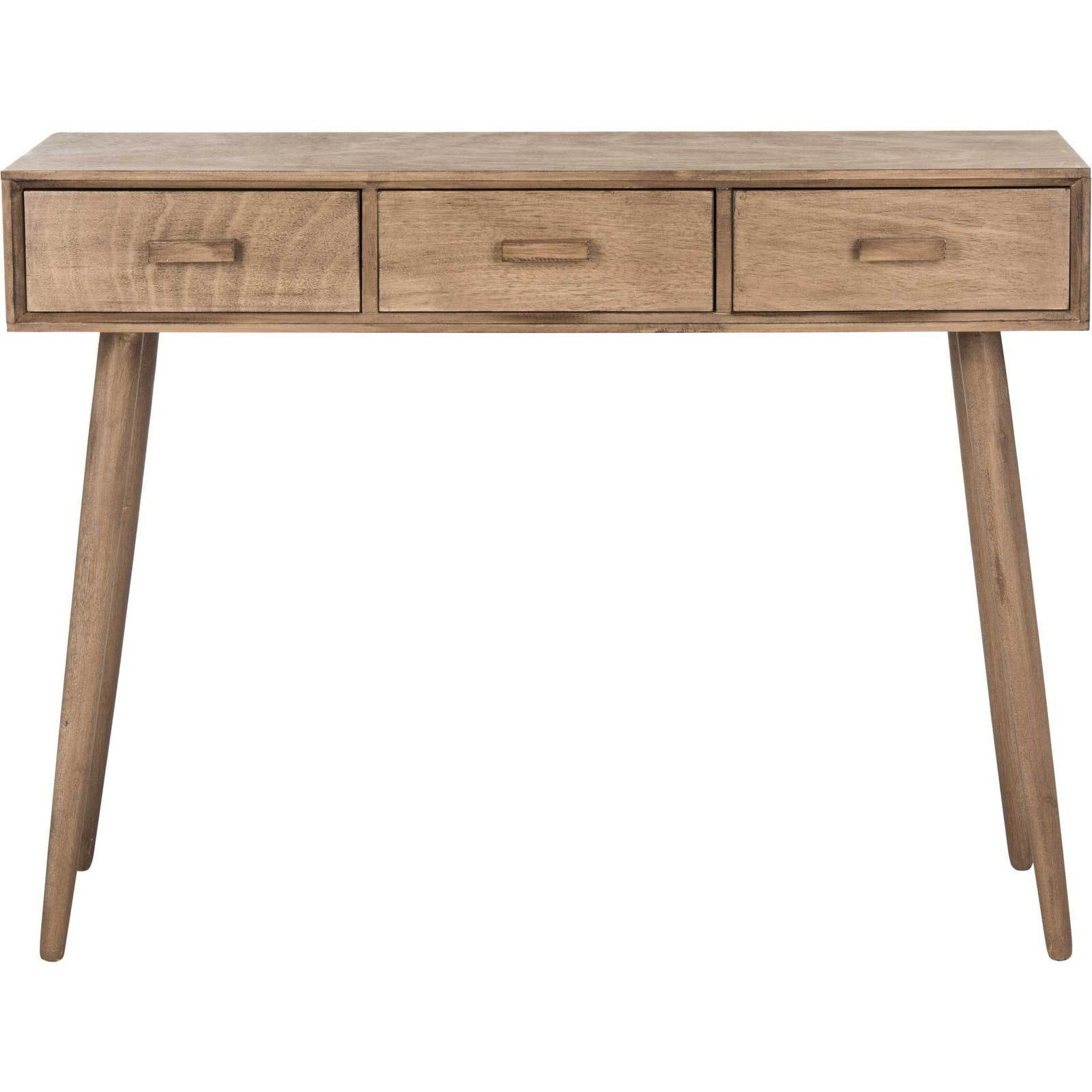 Alara 3 Drawer Console Table Desert Brown