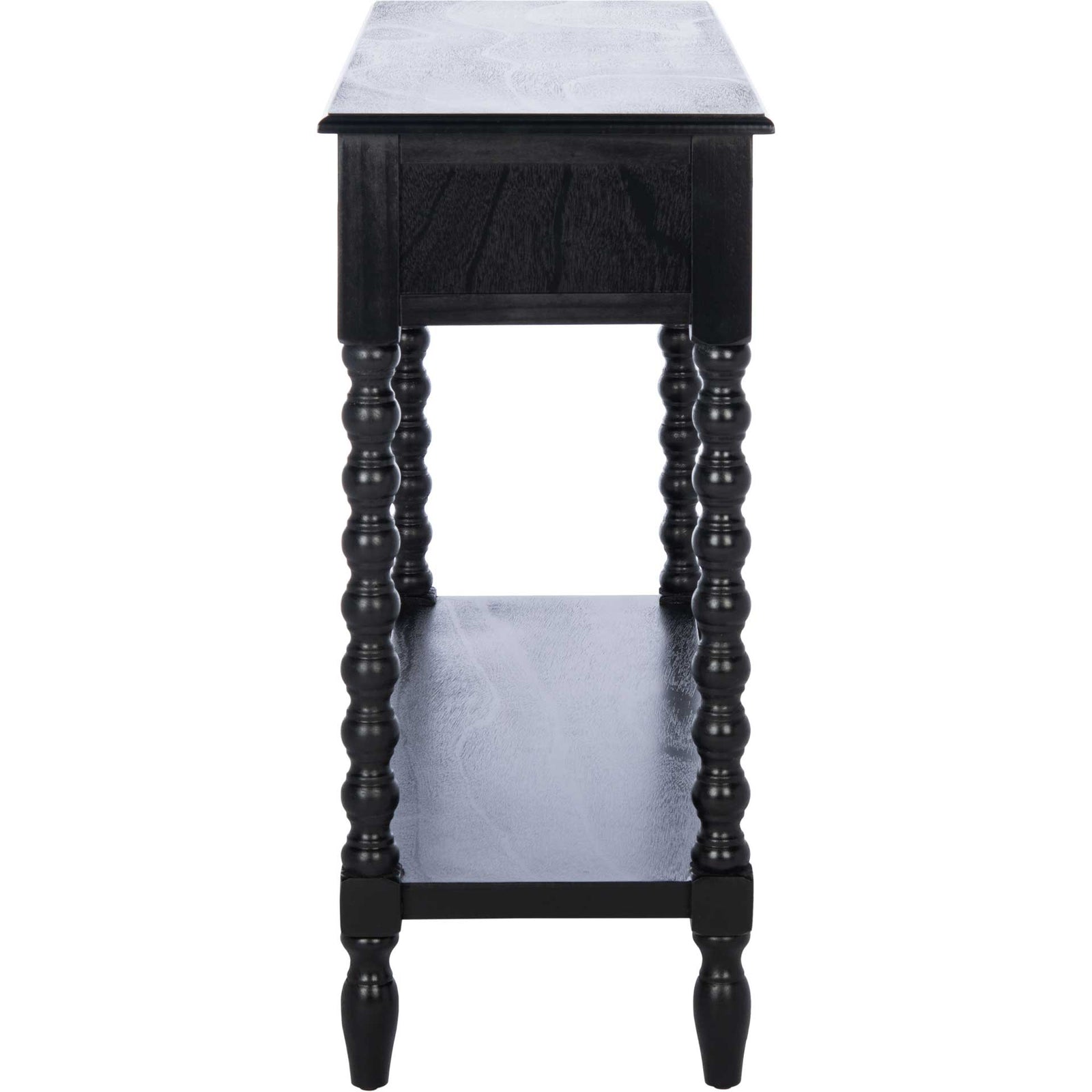 Atalia 2 Drawer Console Table Black