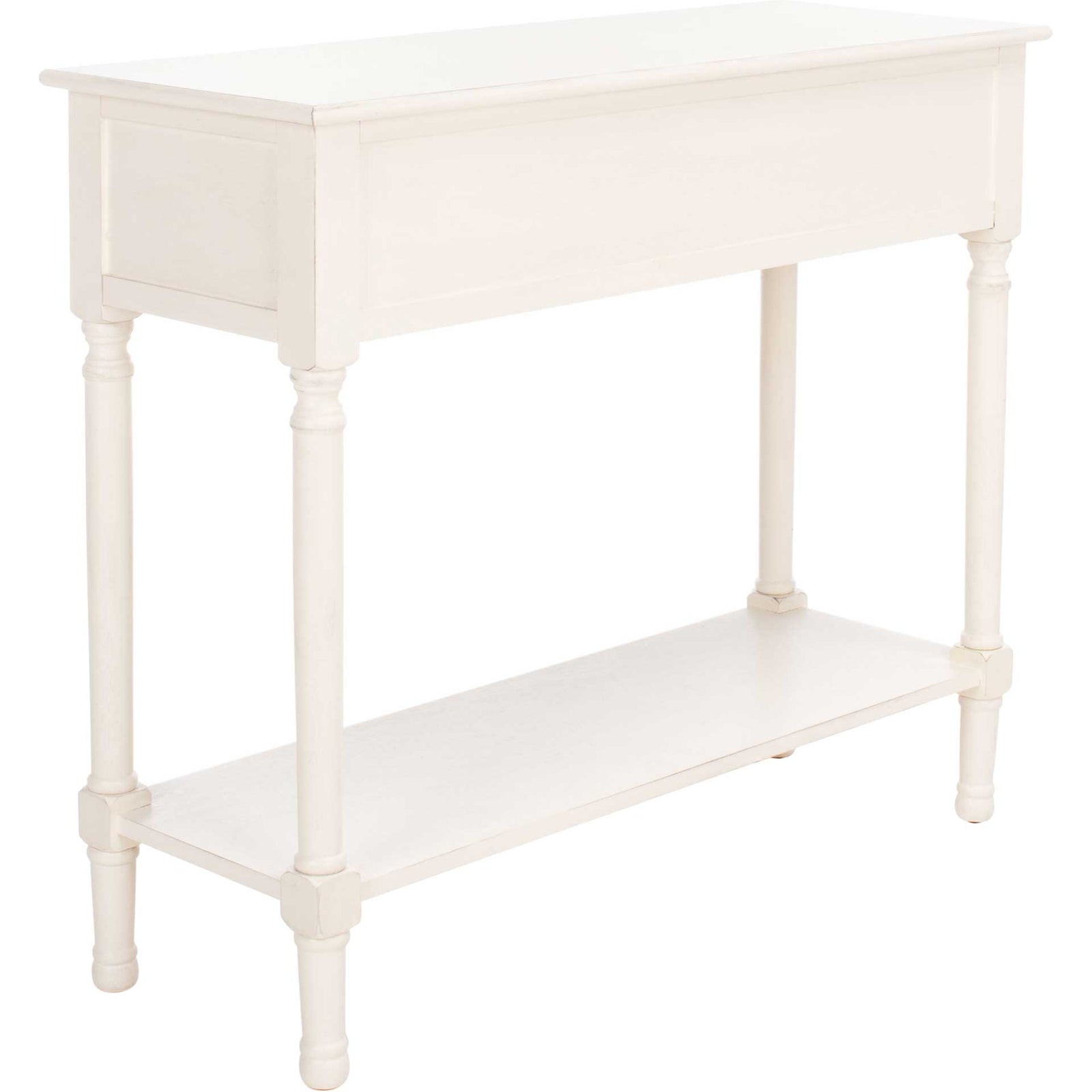 Pebbles 2 Drawer Console Table Distressed White