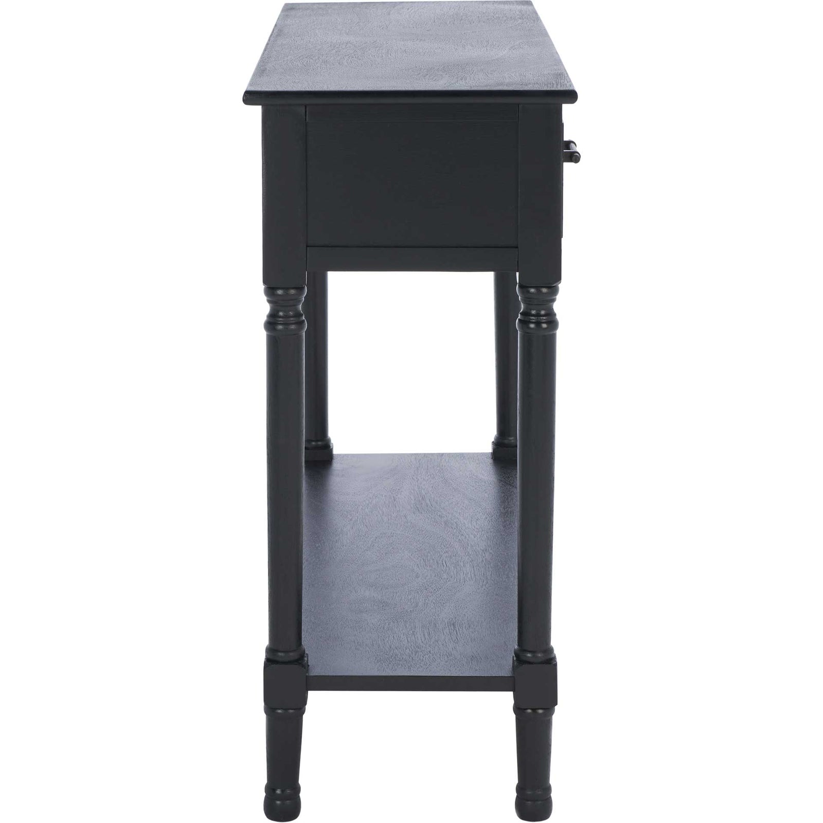 Pebbles 3 Drawer Console Table Black
