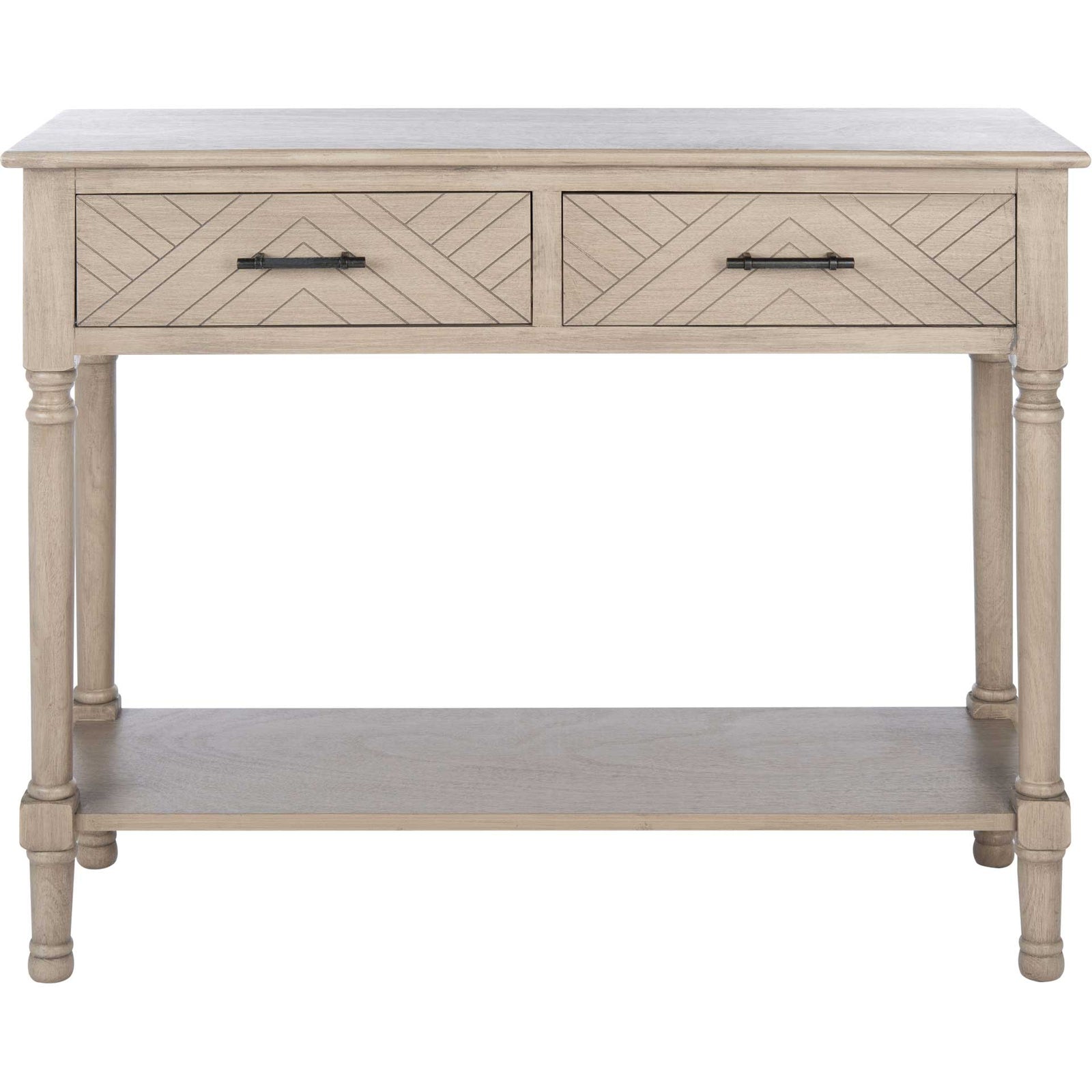 Pebbles 2 Drawer Console Table Greige