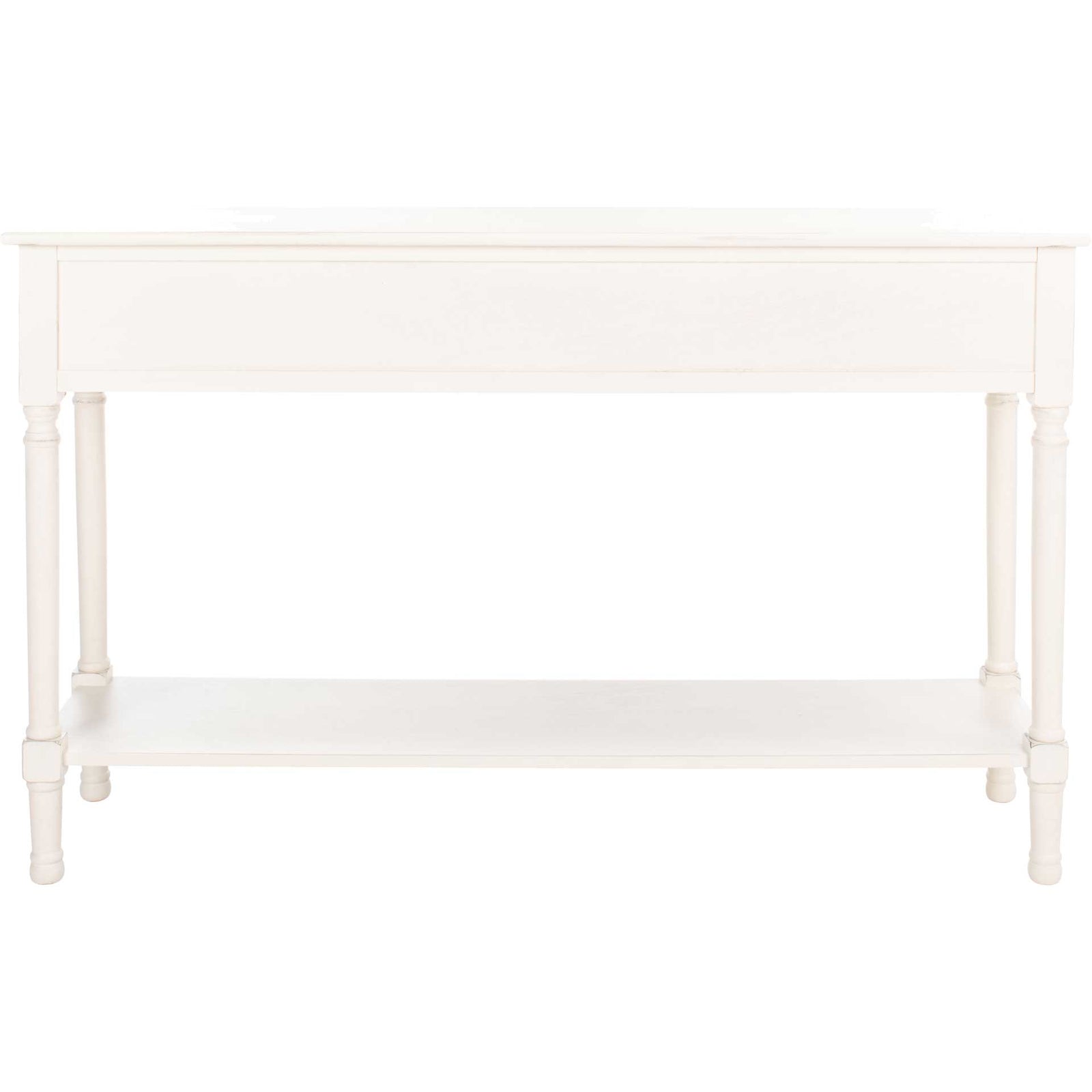 Pebbles 3 Drawer Console Table Distressed White