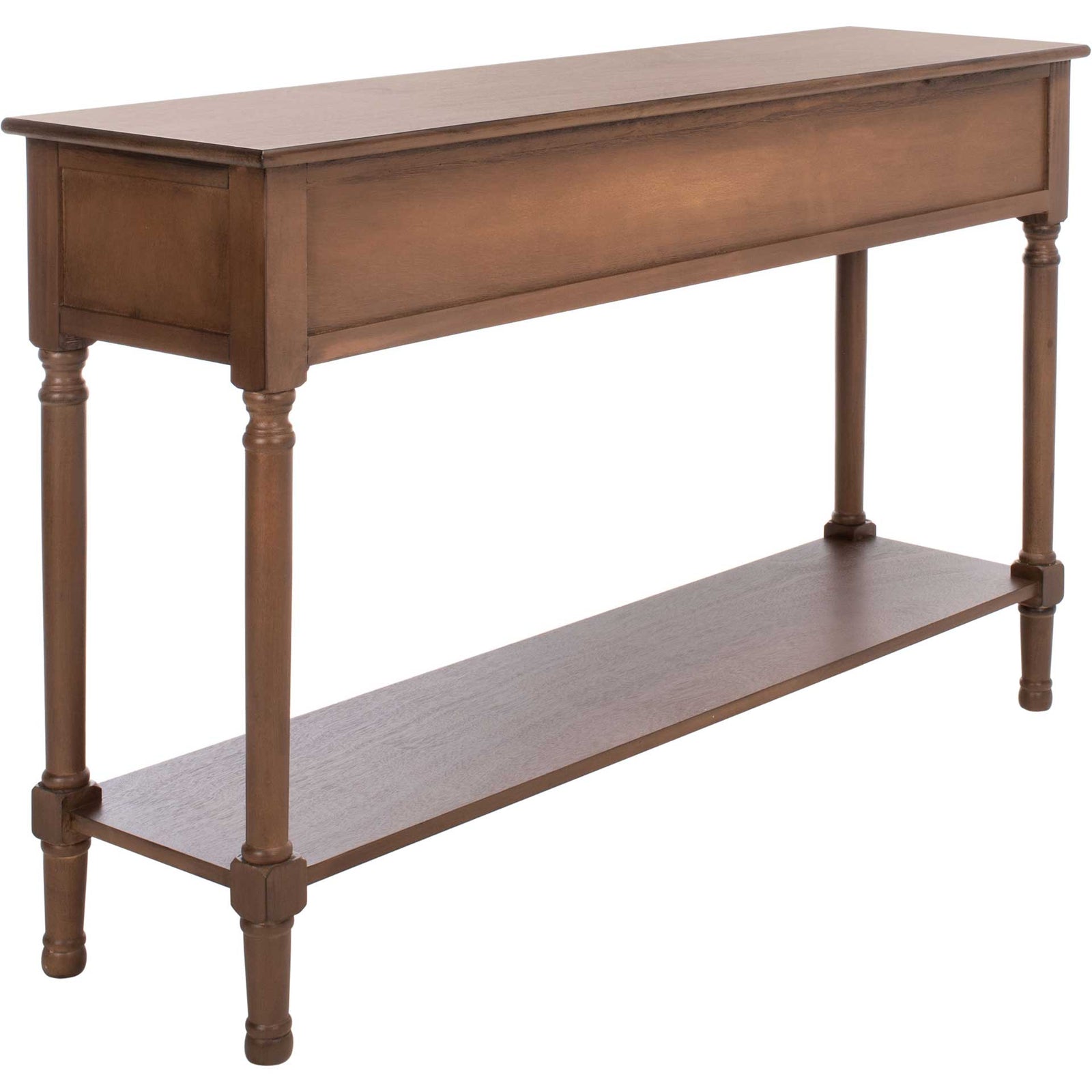 Pebbles 3 Drawer Console Table Brown