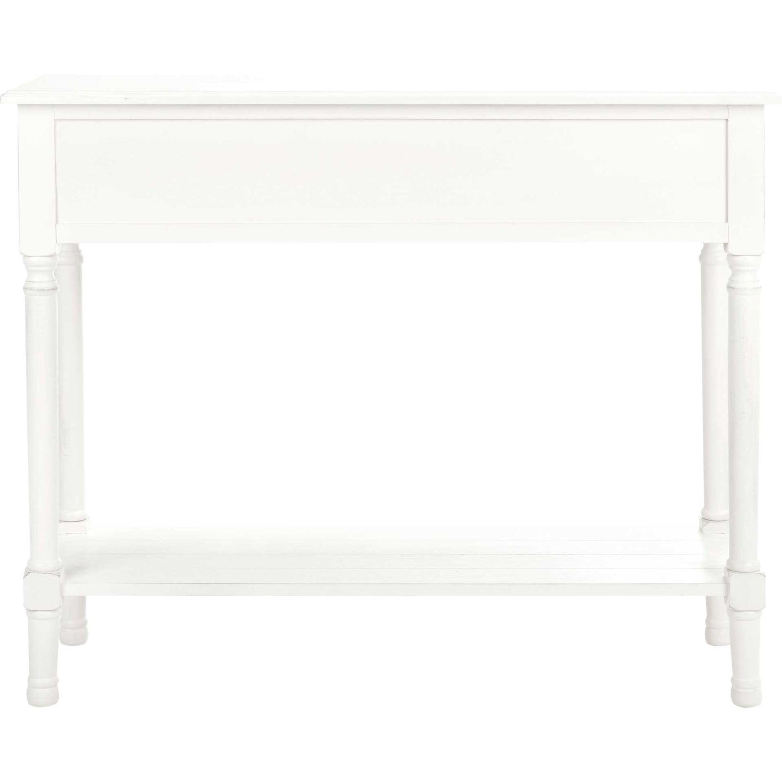 Providence 2 Drawer Console Table Distressed White