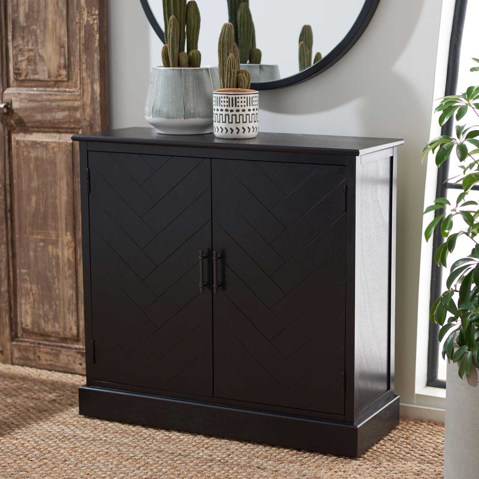 Pebbles 2 Door Sideboard Black