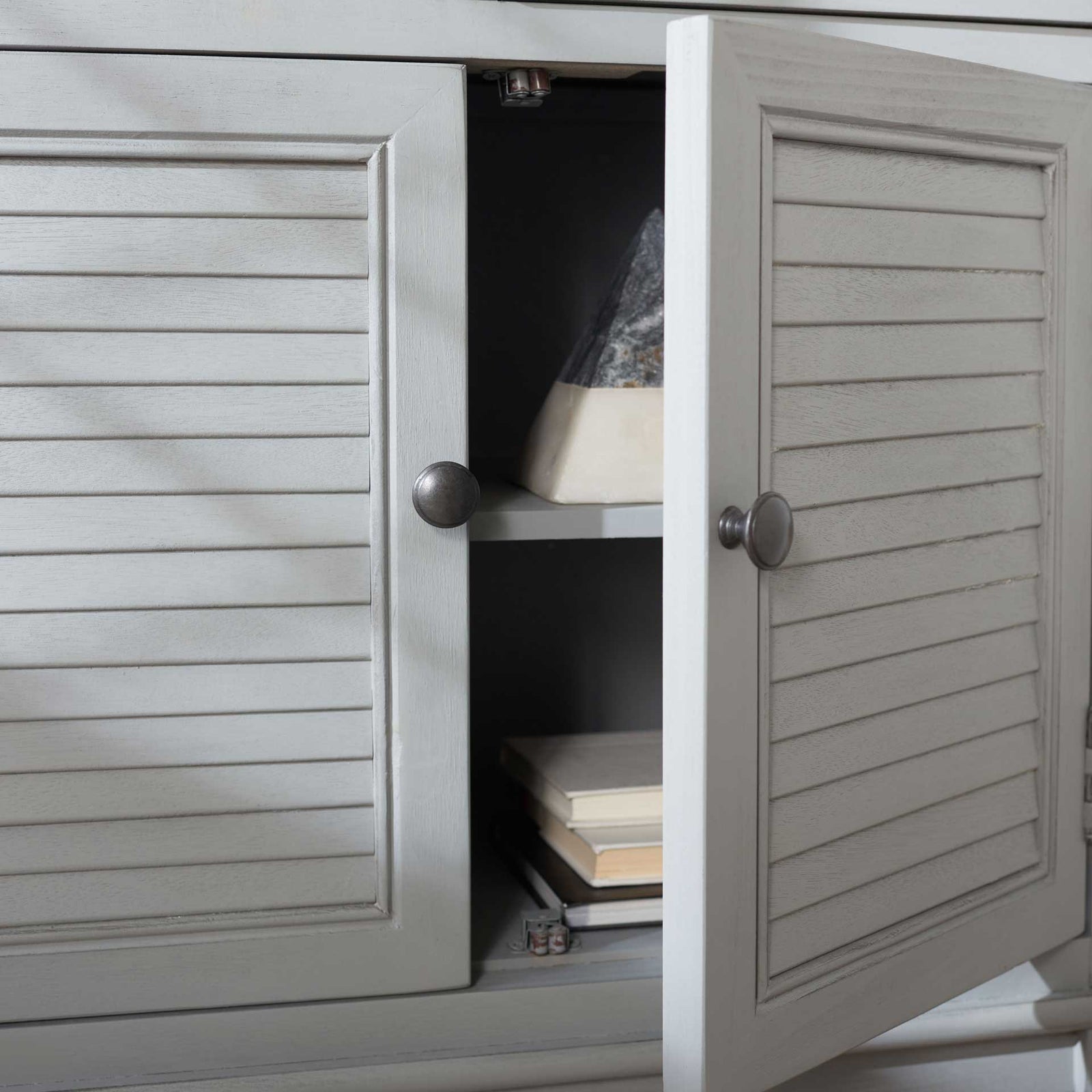 Talita 2 Drawer 2 Door Sideboard Distressed Gray