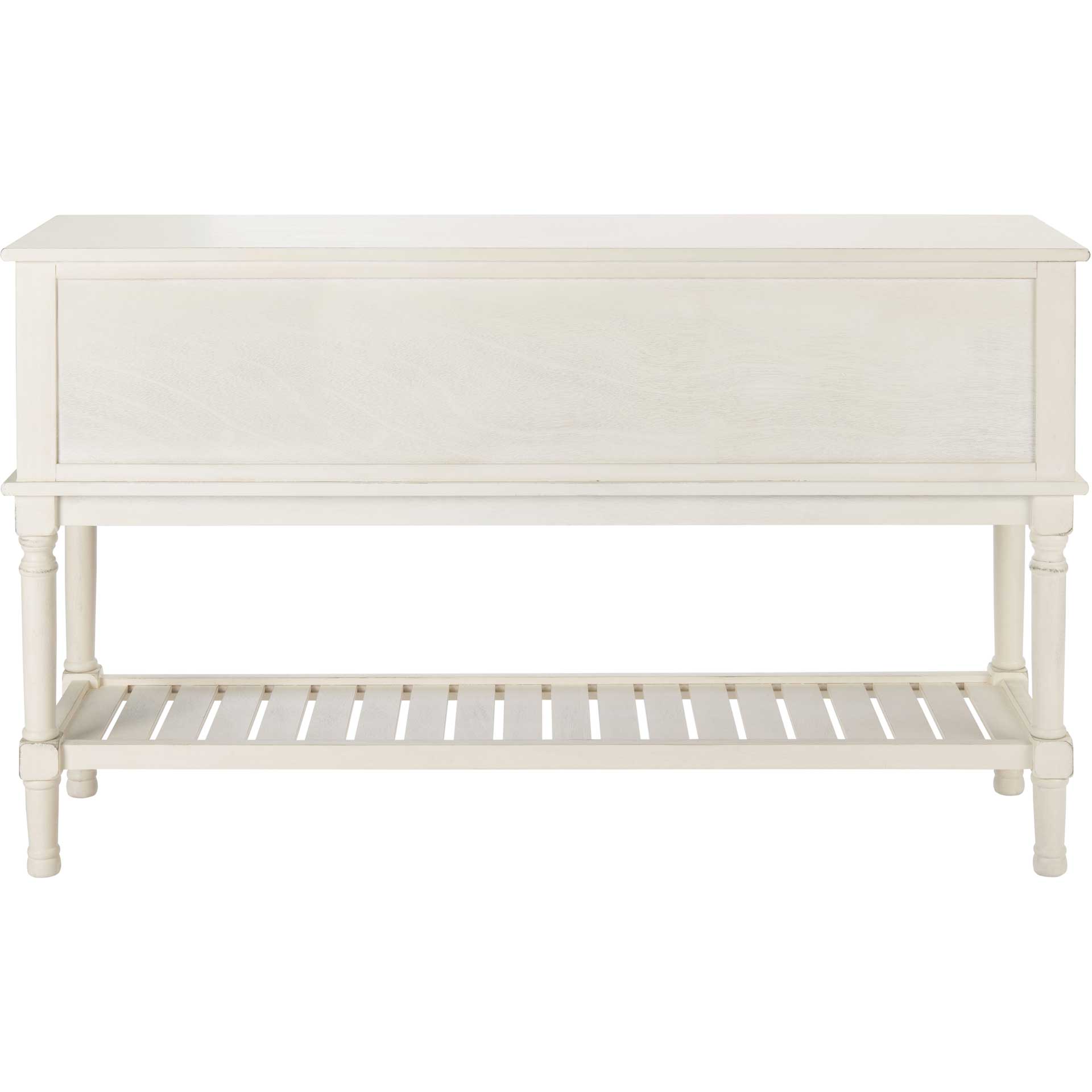 Talita 2 Drawer 2 Door Console Table Distressed White