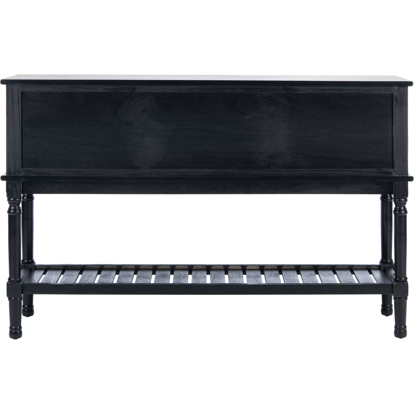 Talita 2 Drawer 2 Door Console Table Black