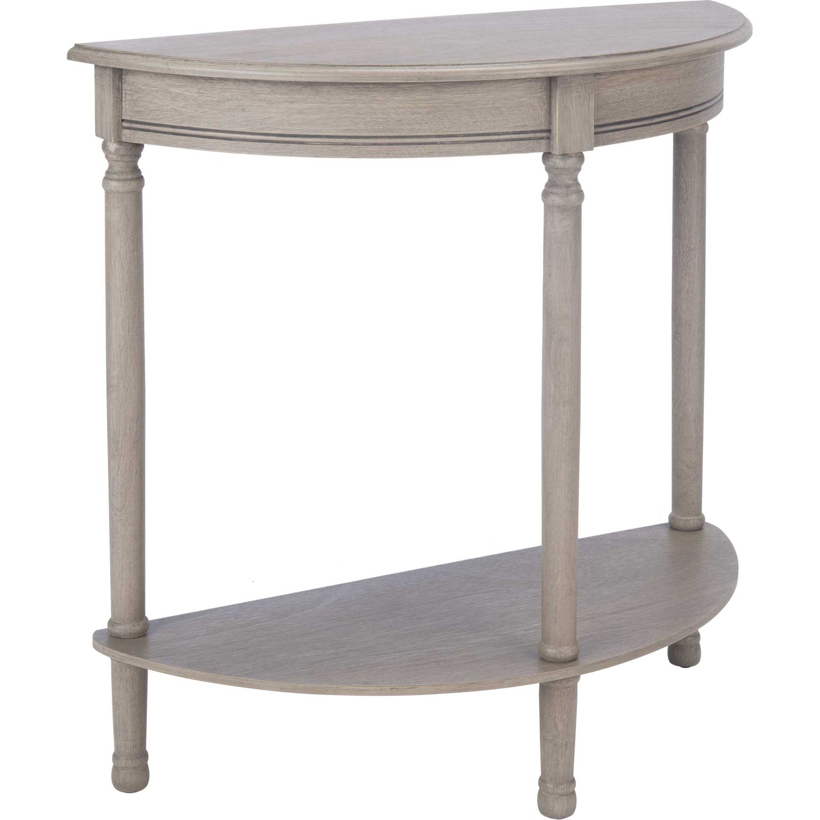 Tichka Half Round Console Table Greige