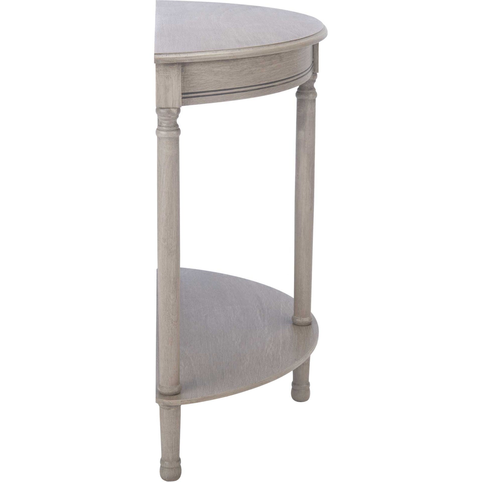 Tichka Half Round Console Table Greige