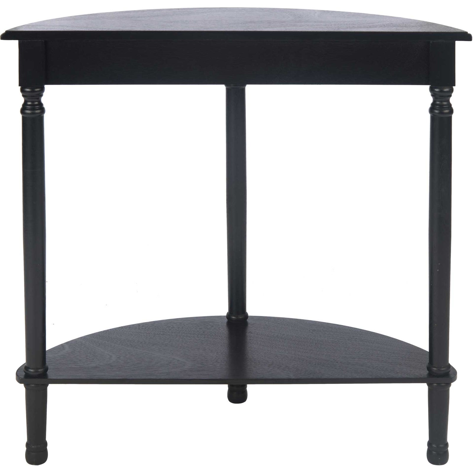 Tichka Half Round Console Table Black