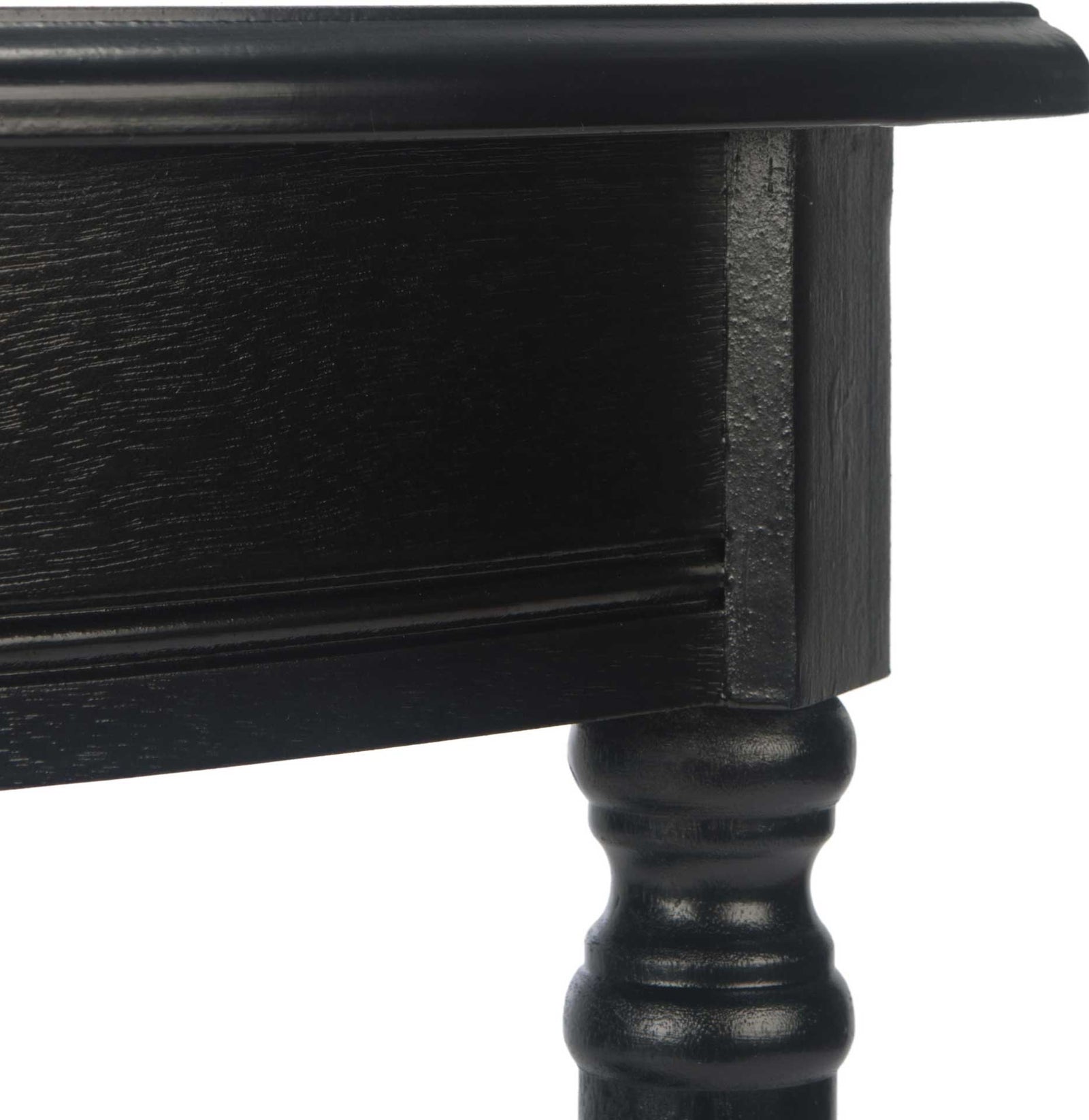 Tichka Half Round Console Table Black