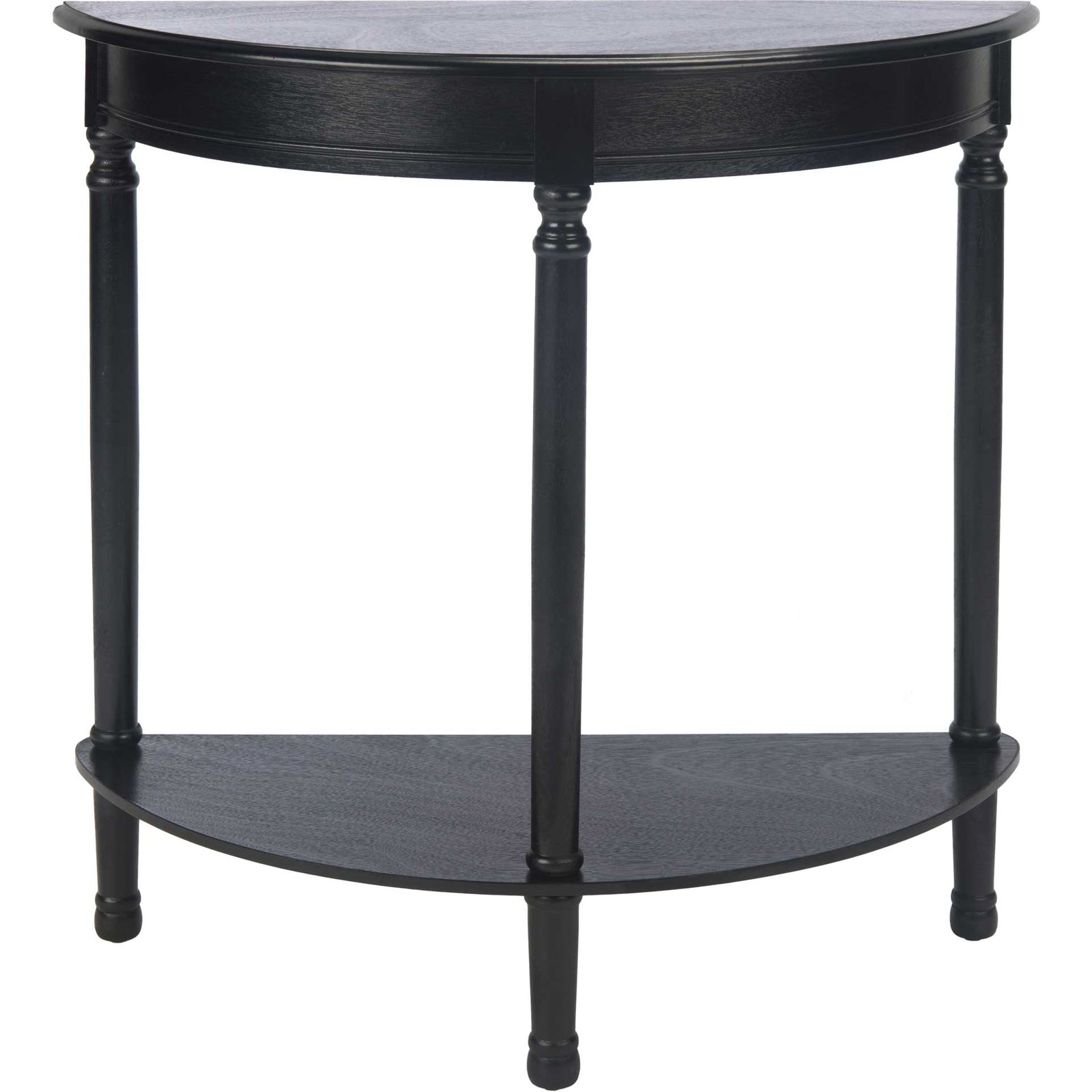 Tichka Half Round Console Table Black