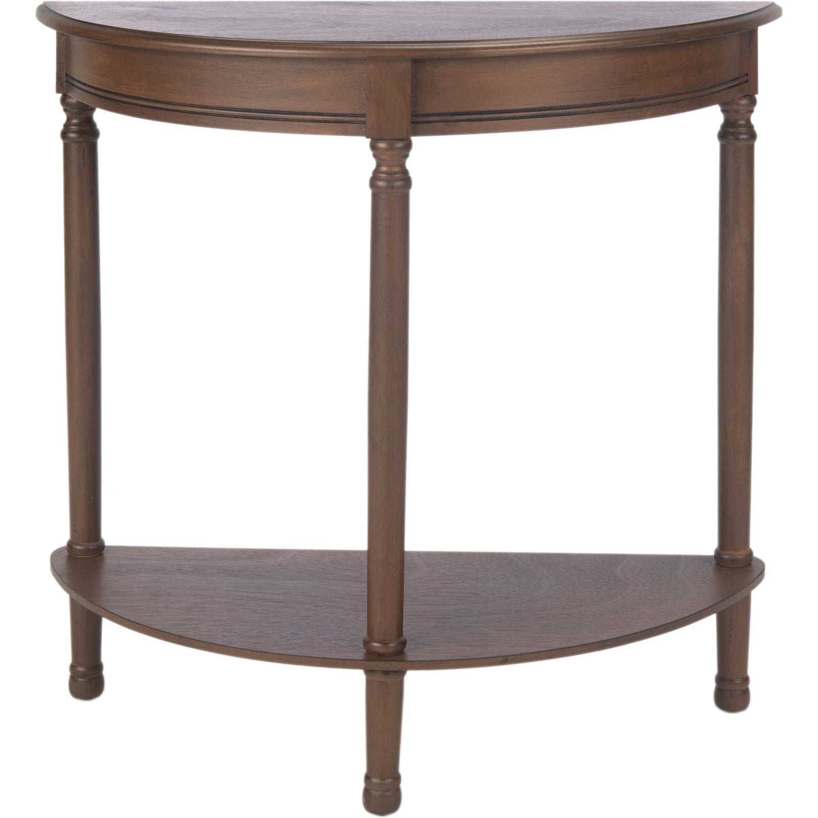 Tichka Half Round Console Table Brown