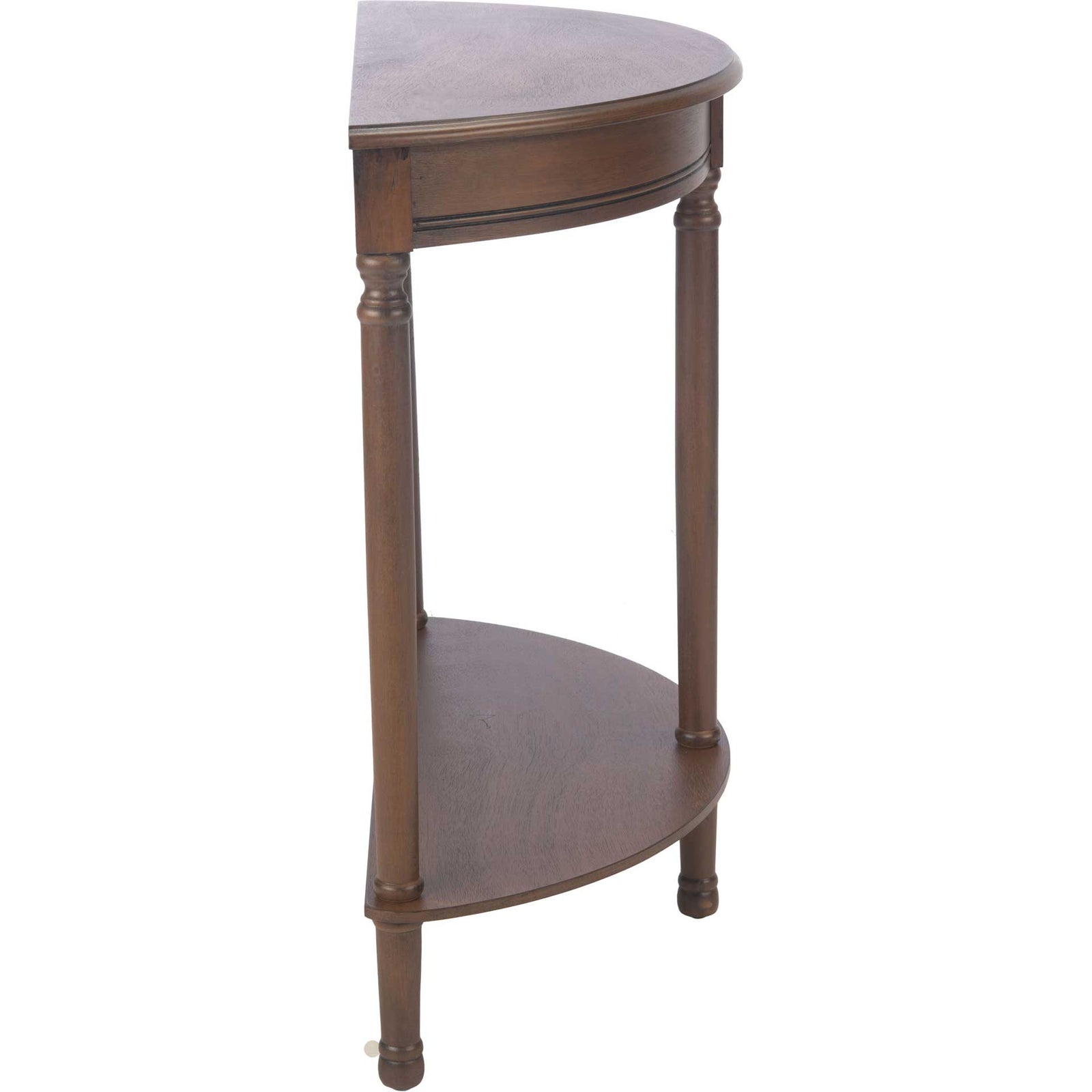 Tichka Half Round Console Table Brown