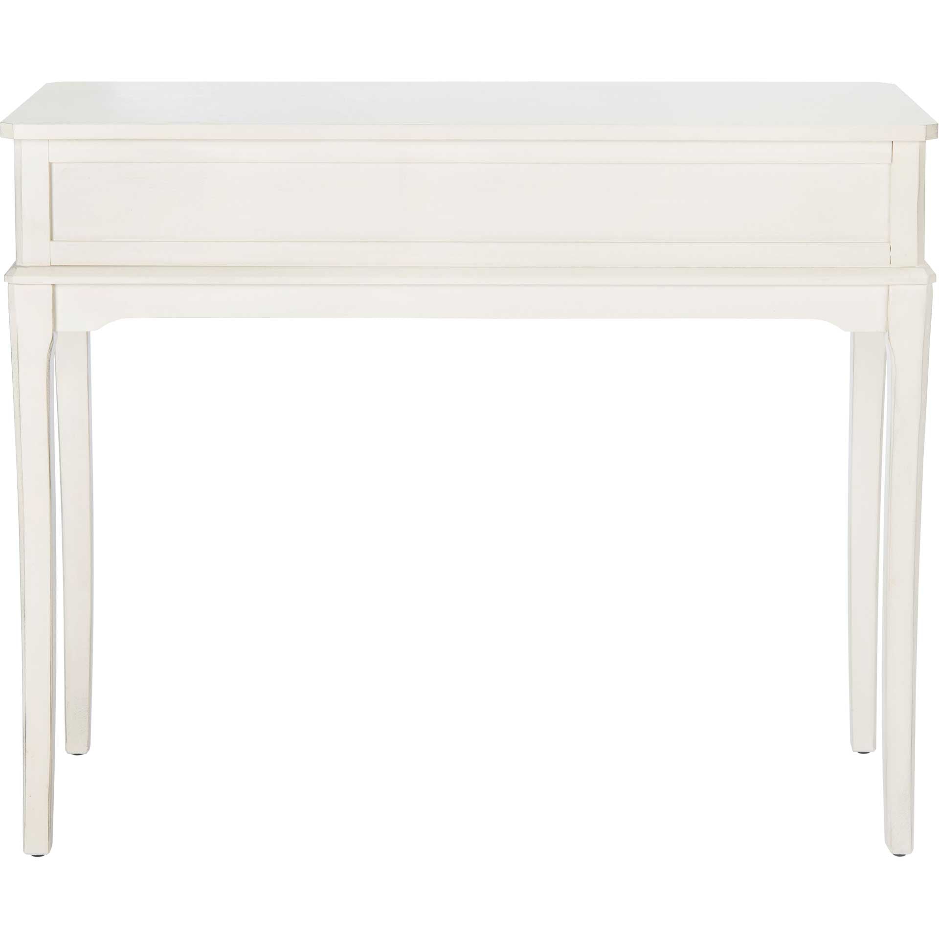 Ophelia 2 Drawer Console Table Distressed White