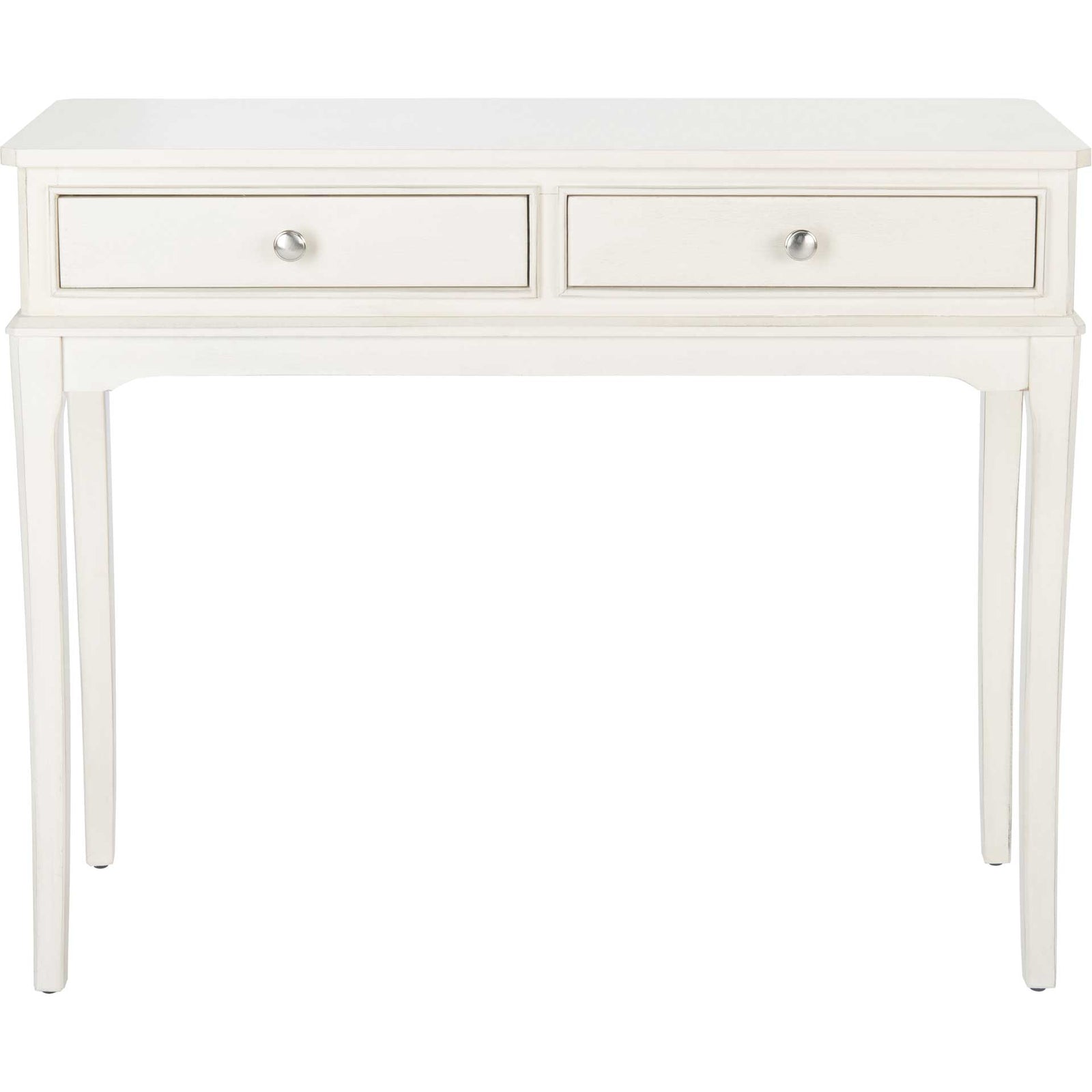 Ophelia 2 Drawer Console Table Distressed White