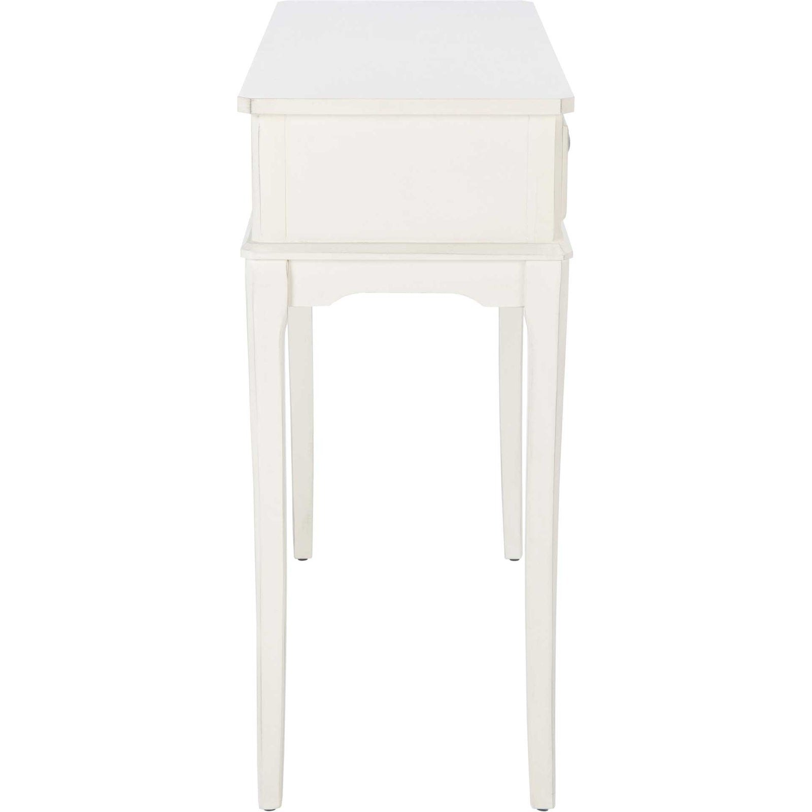 Ophelia 2 Drawer Console Table Distressed White