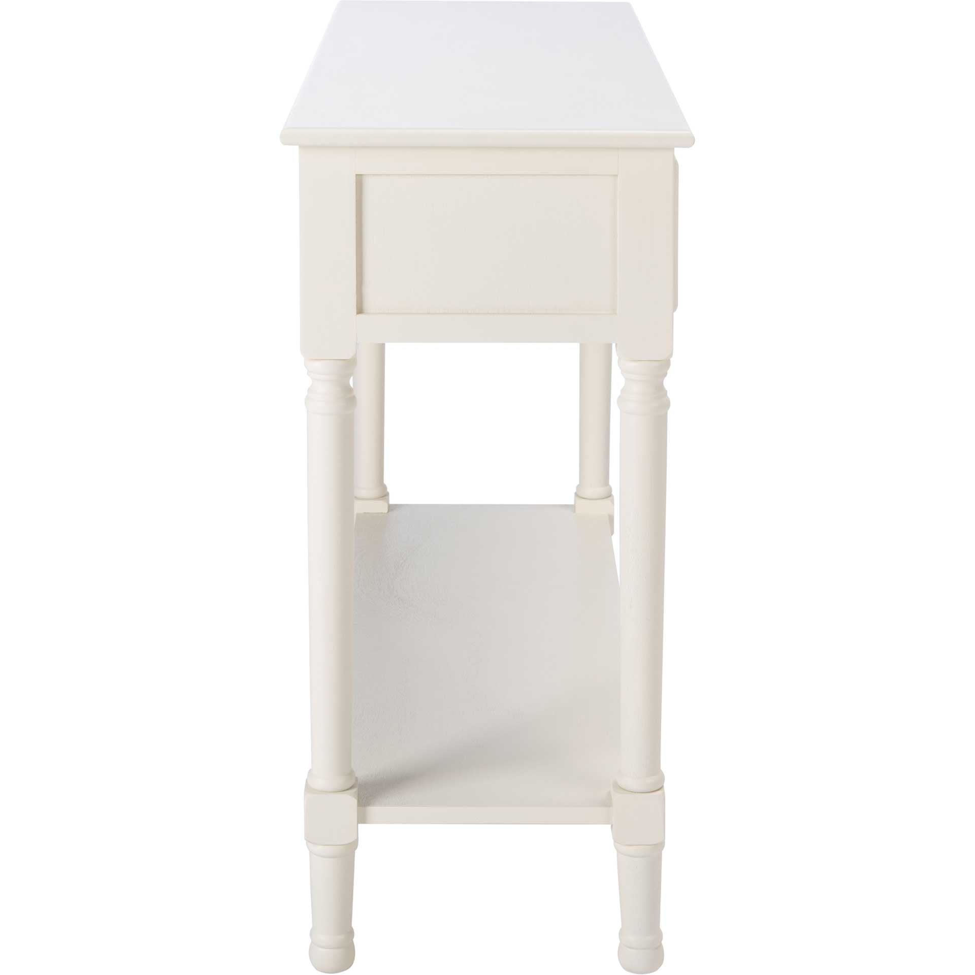 Hale 2 Drawer Console Table White