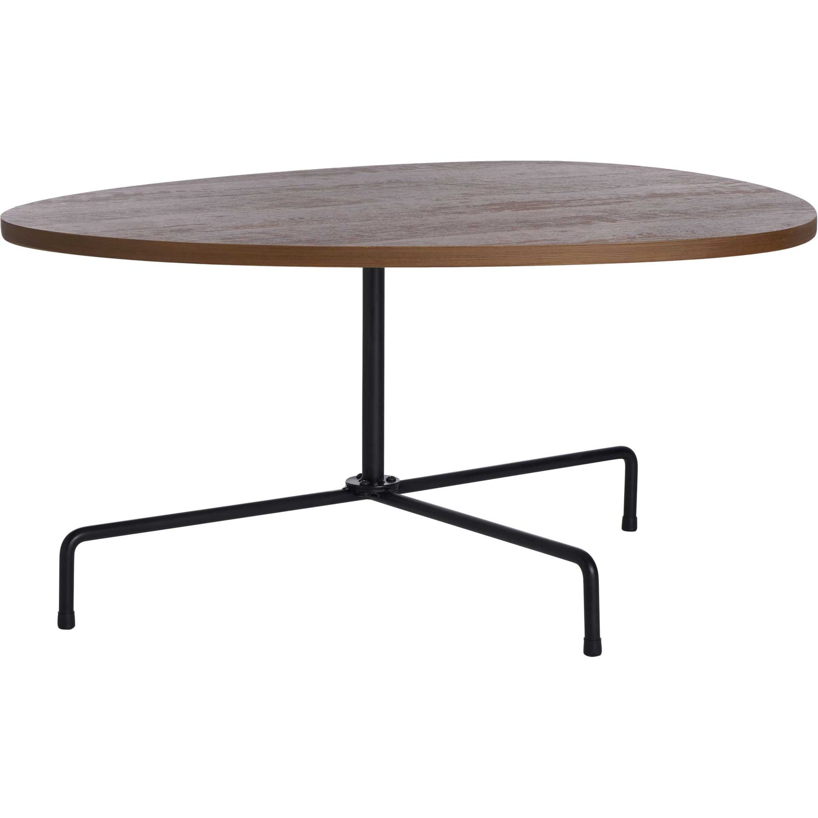 Beningo Tripod Coffee Table Walnut/Black