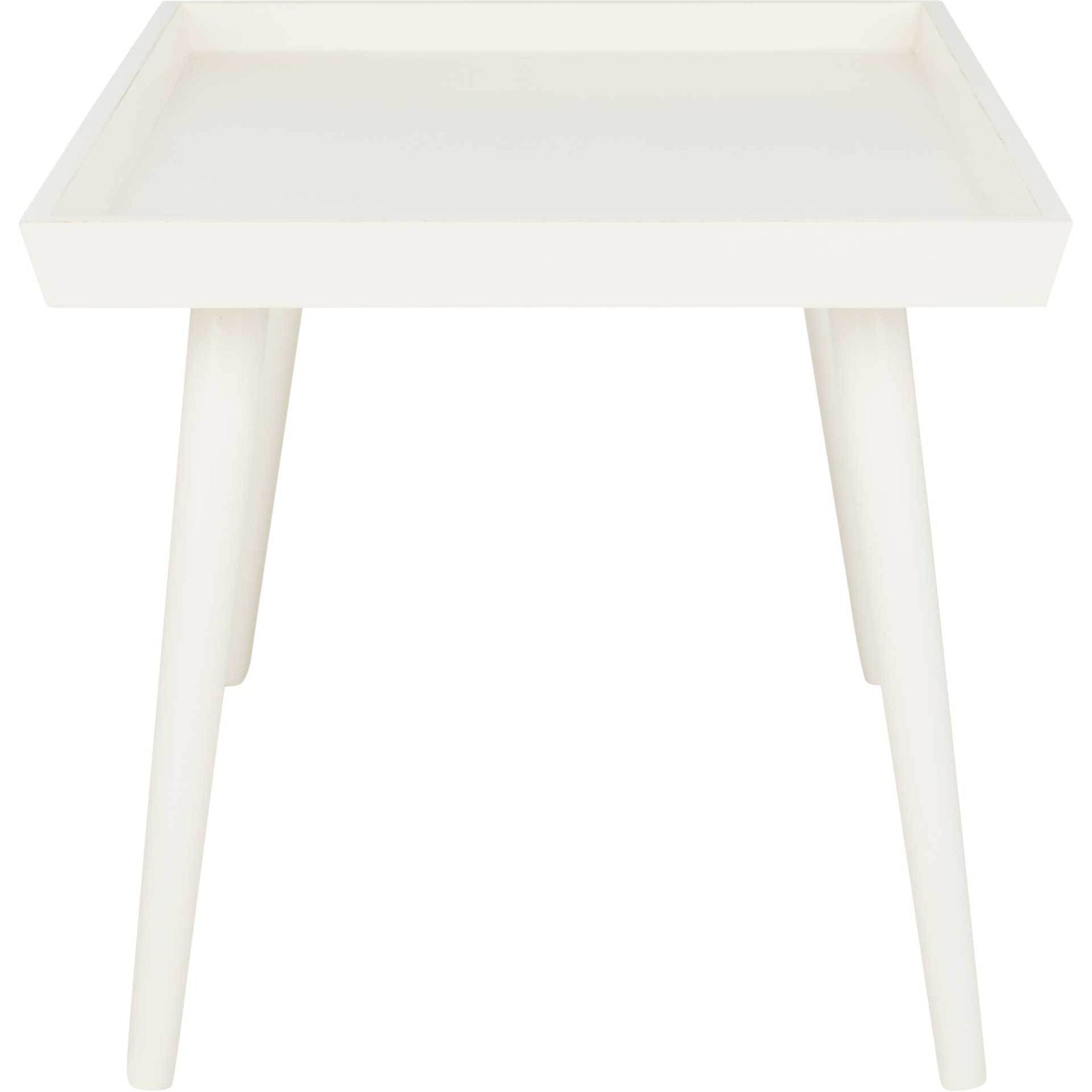 Norah Tray Top Coffee Table Distressed White