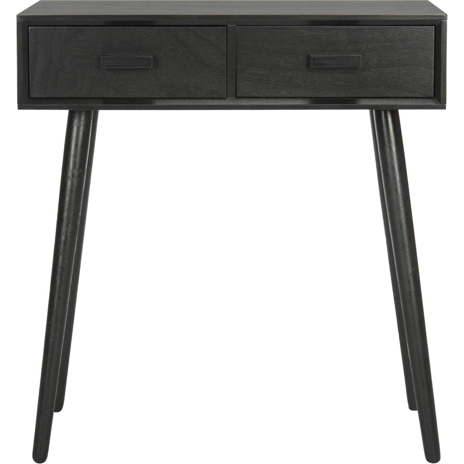 Deandre 2 Drawer Console Black