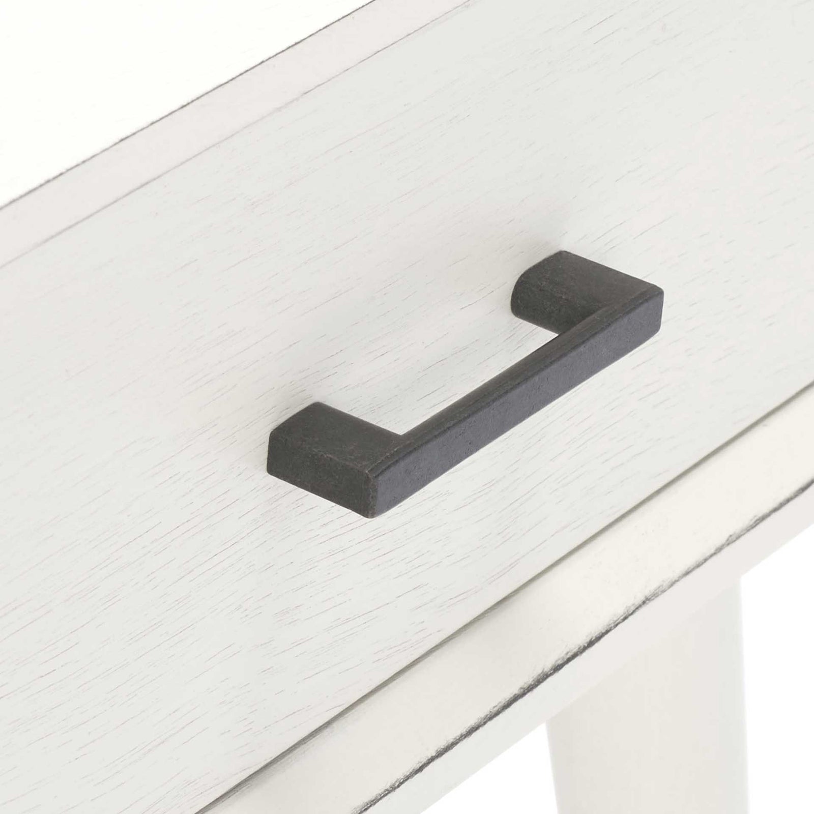 Morris 2 Drawer Coffee Table Distressed White