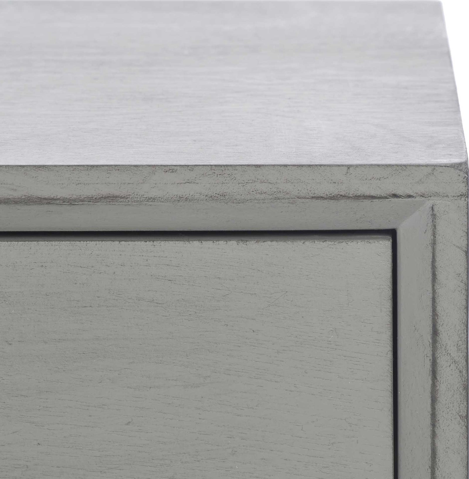 Morris 2 Drawer Coffee Table Distressed Gray