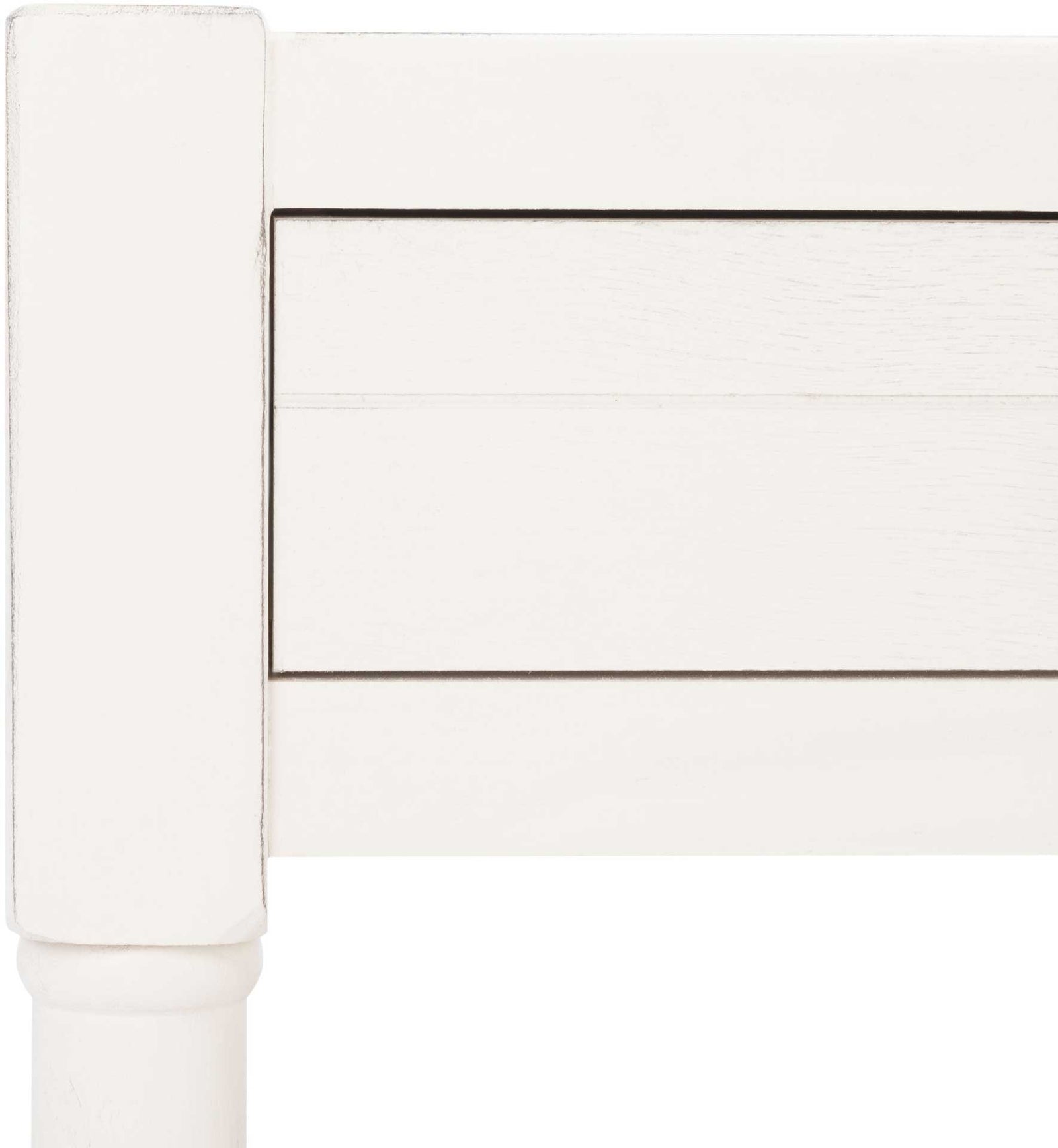 Fidelma 2 Drawer Coffee Table Distressed White