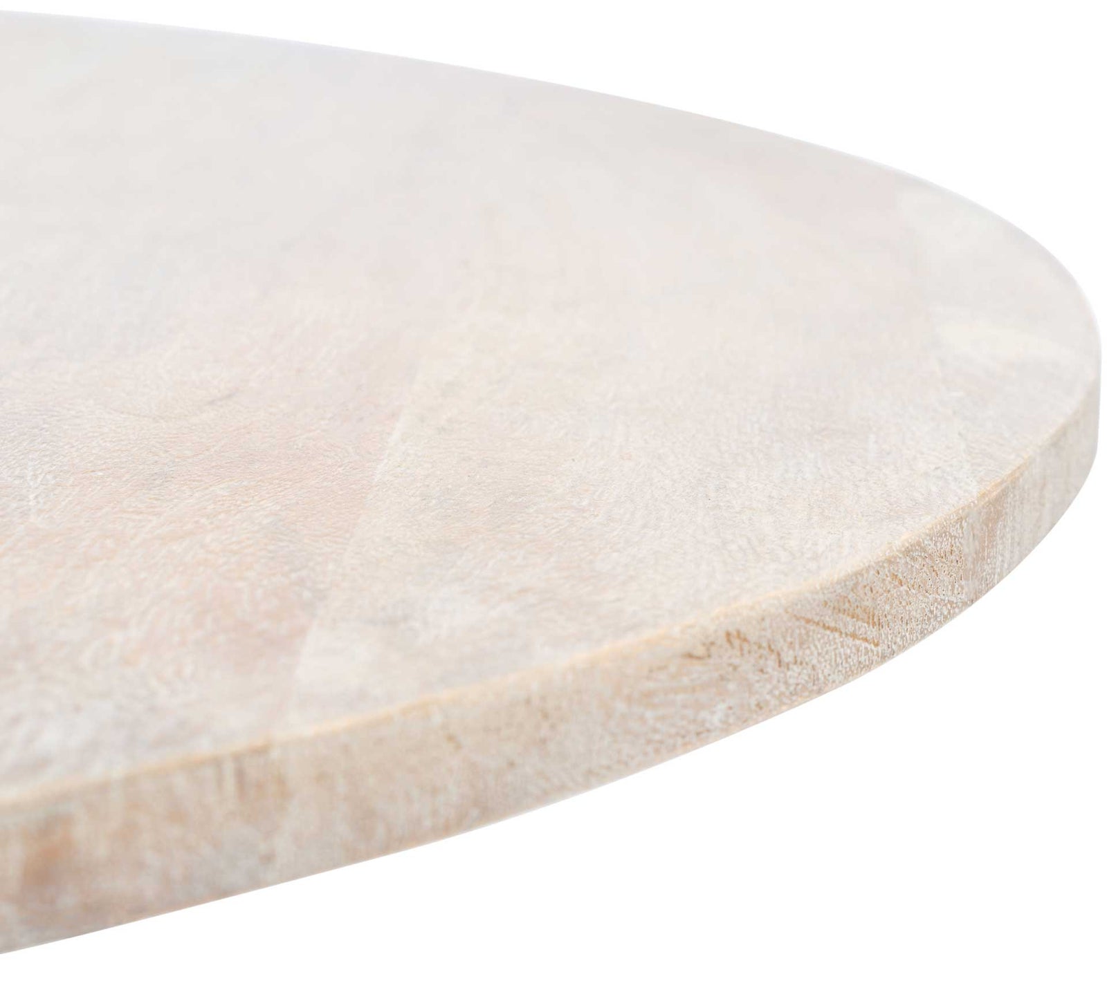 Whitley Round Coffee Table Gray White Wash/Black