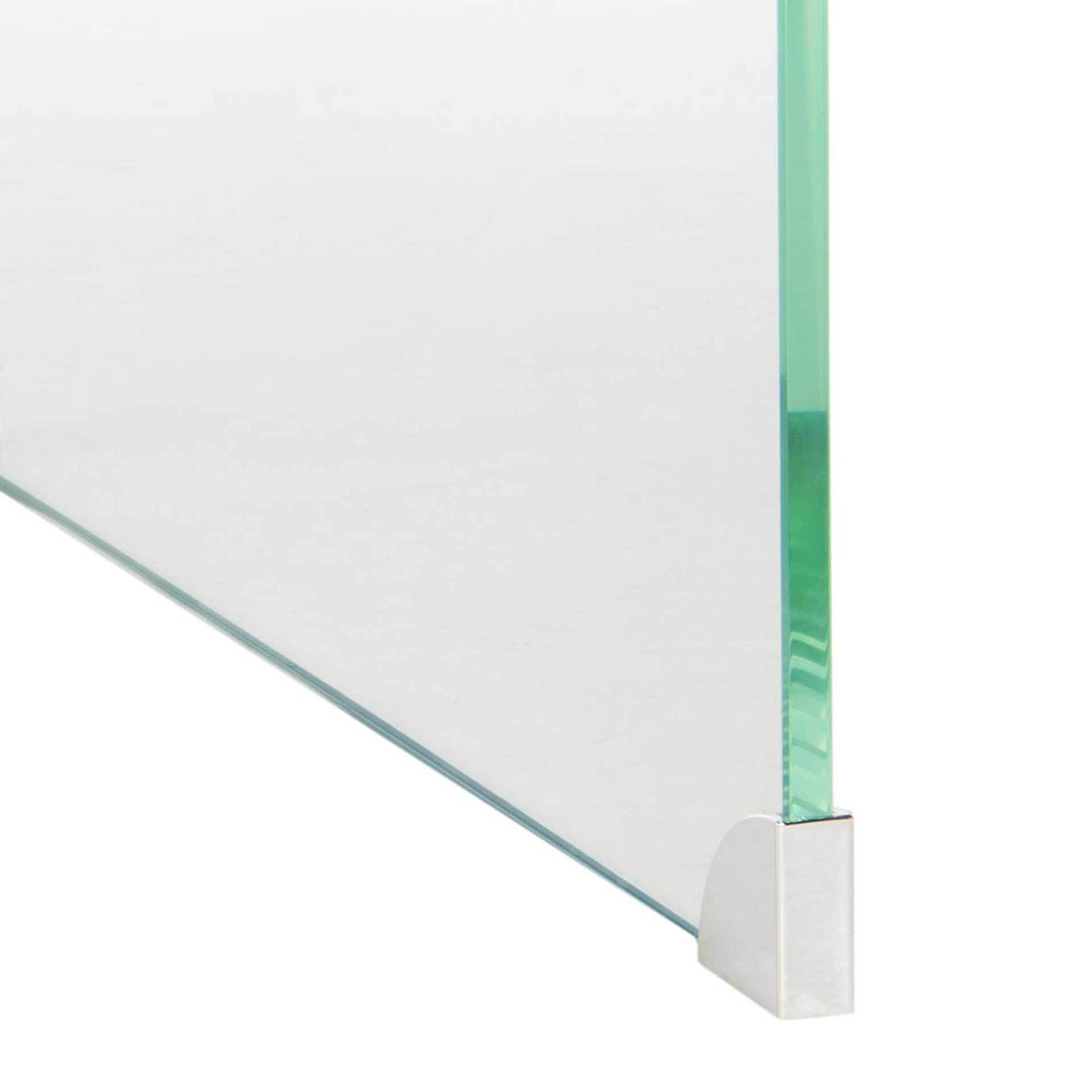 Cristopher Ombre Glass Coffee Table Clear/Blue