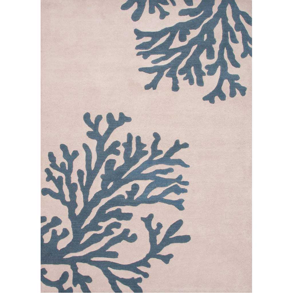 Coastal Seaside Bough Silver Birch/Indian Teal Area Rug