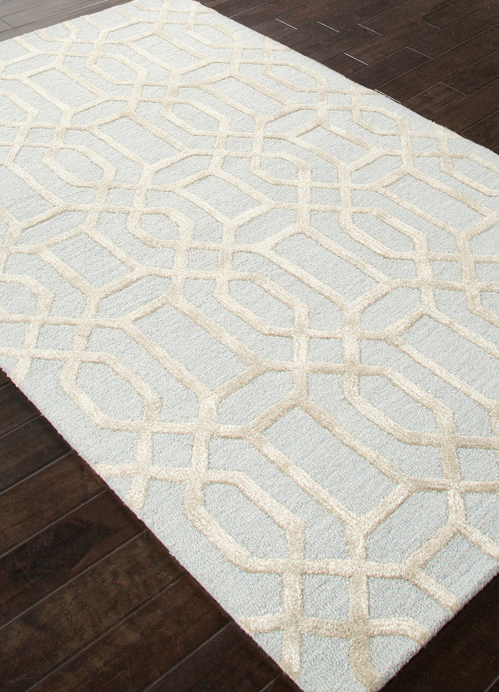 City Bellevue Pastel Blue/Fog Area Rug