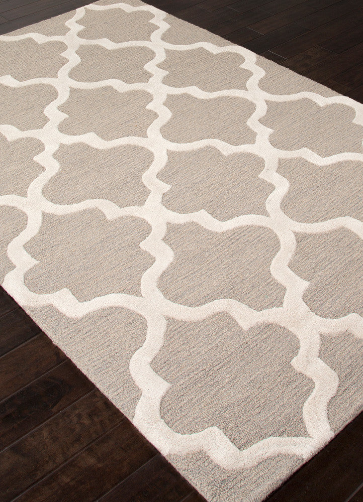 City Miami Medium Gray/White Area Rug