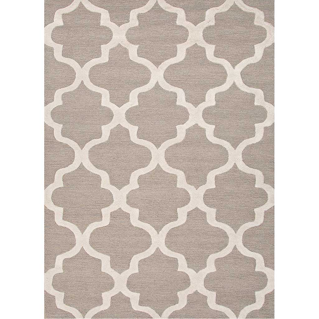 City Miami Medium Gray/White Area Rug