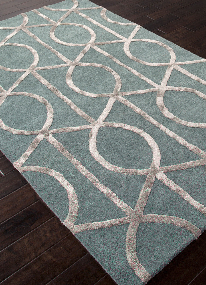 City Seattle Seaside Blue/Medium Gray Area Rug